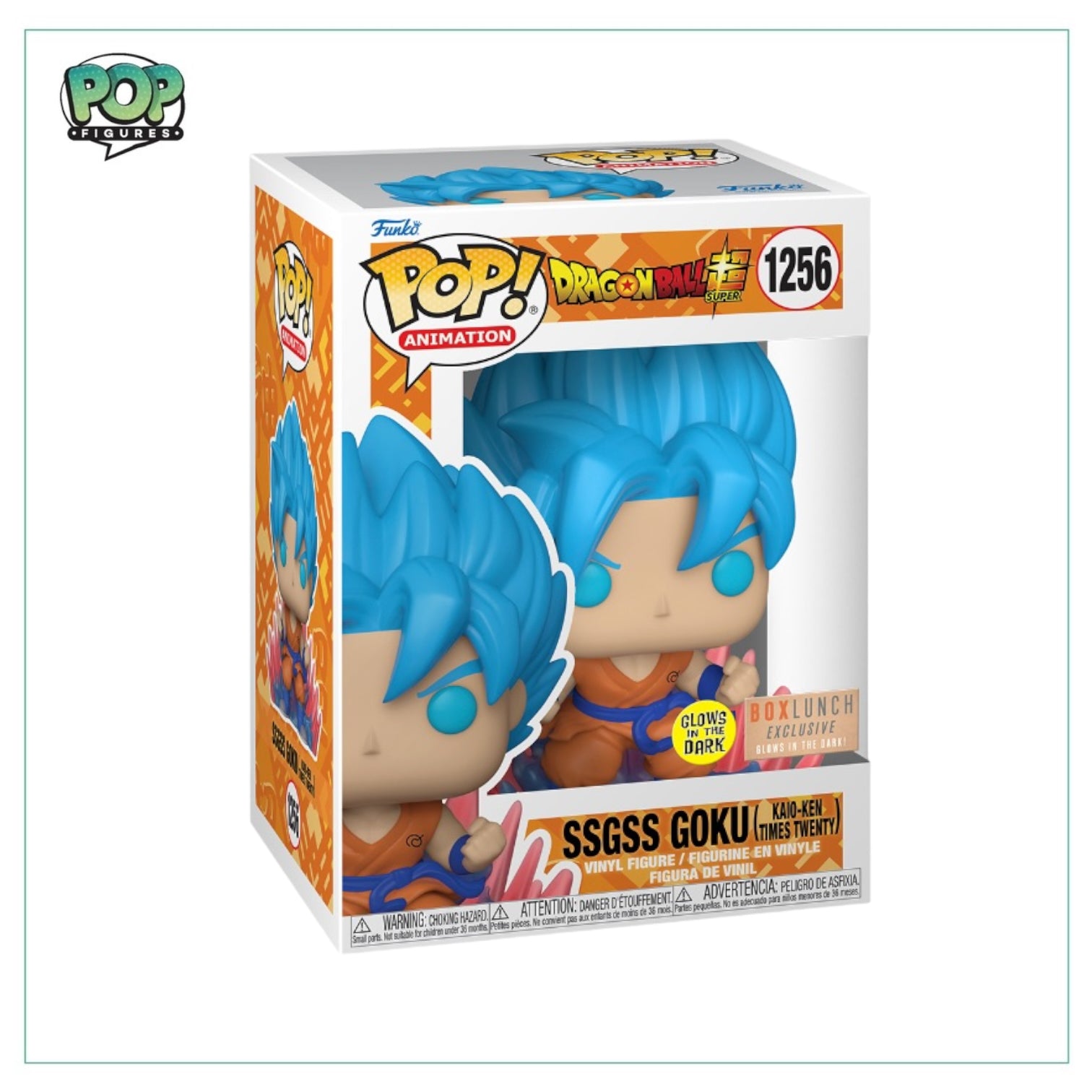 Funko Pop Animation Dragon Ball Super SSGSS Goku (Kaio-Ken Times Twent