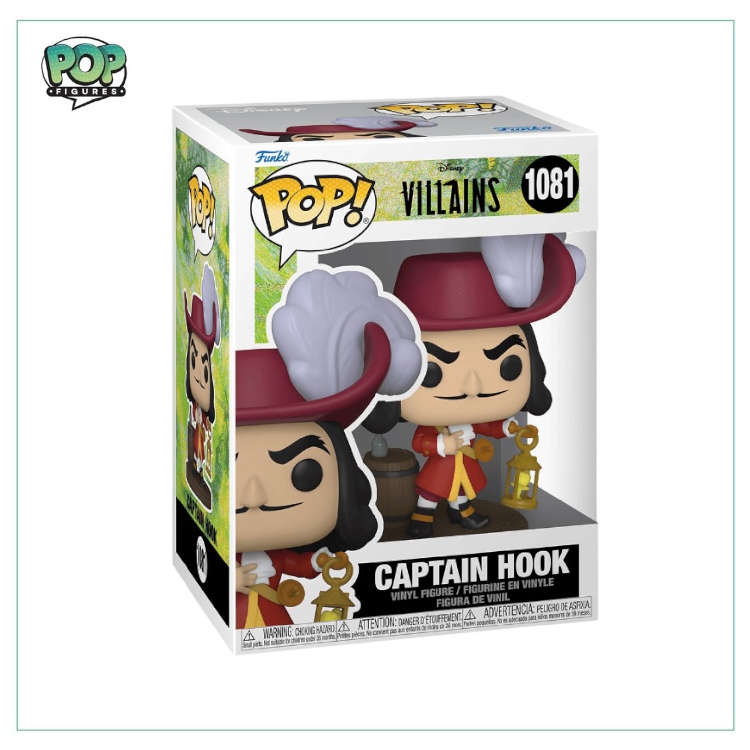 Funko Pop! DISNEY Villains 1081 Captain Hook (FU27) 