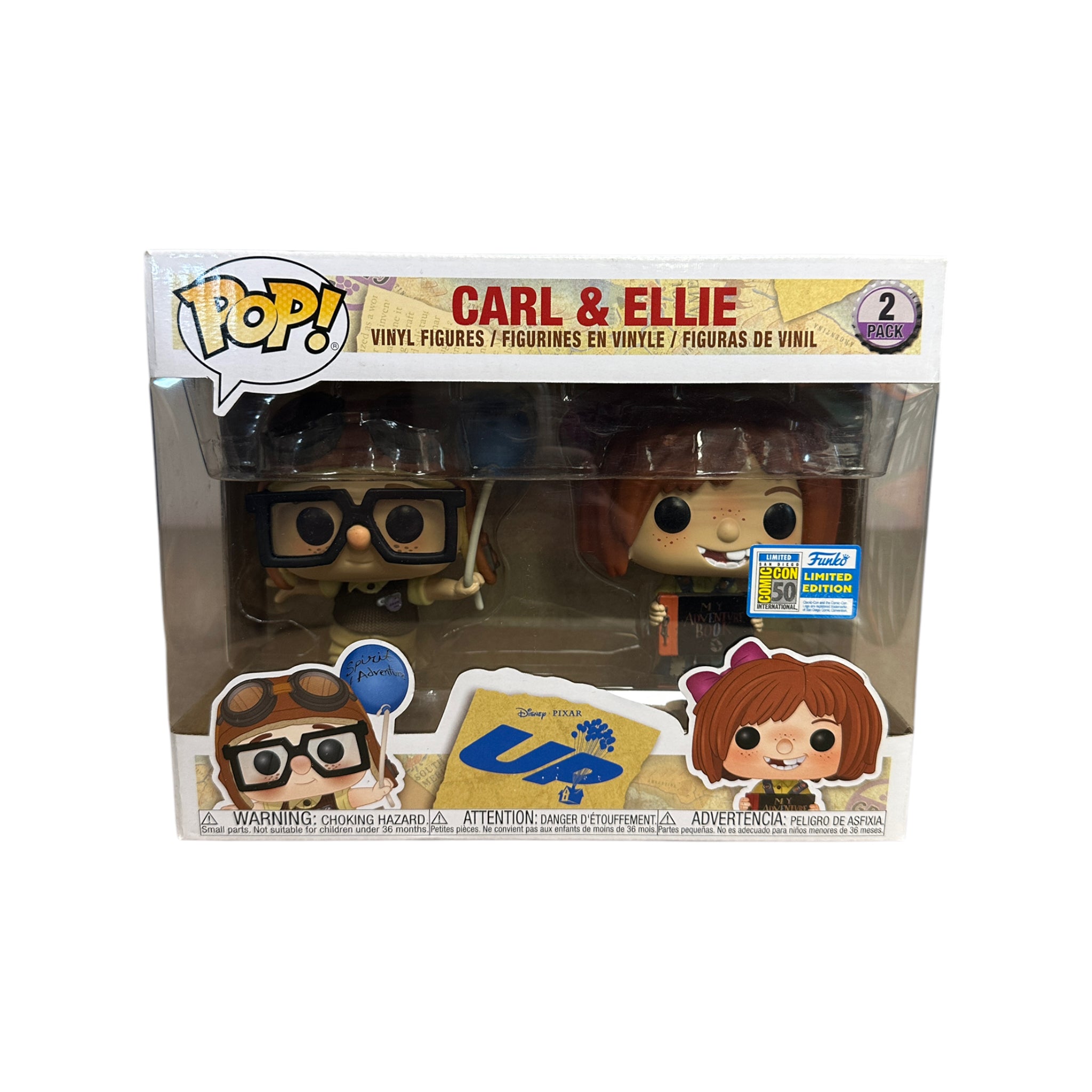 Carl and Ellie Funko Pop popular SDCC exclusive