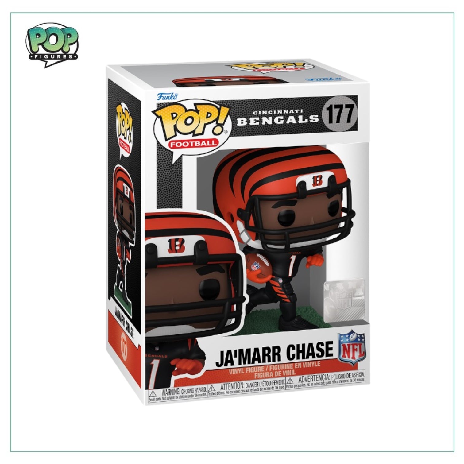 NFL: Bengals - Ja'Marr Chase Pop! Vinyl Figure