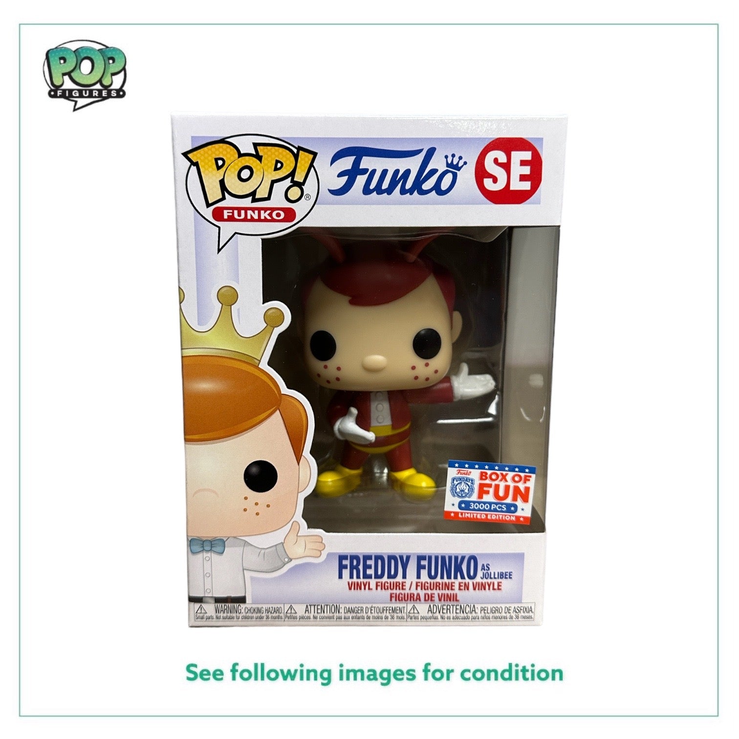 Freddy Funko as Jollibee Funko Pop! - Fundays 2021 Box of