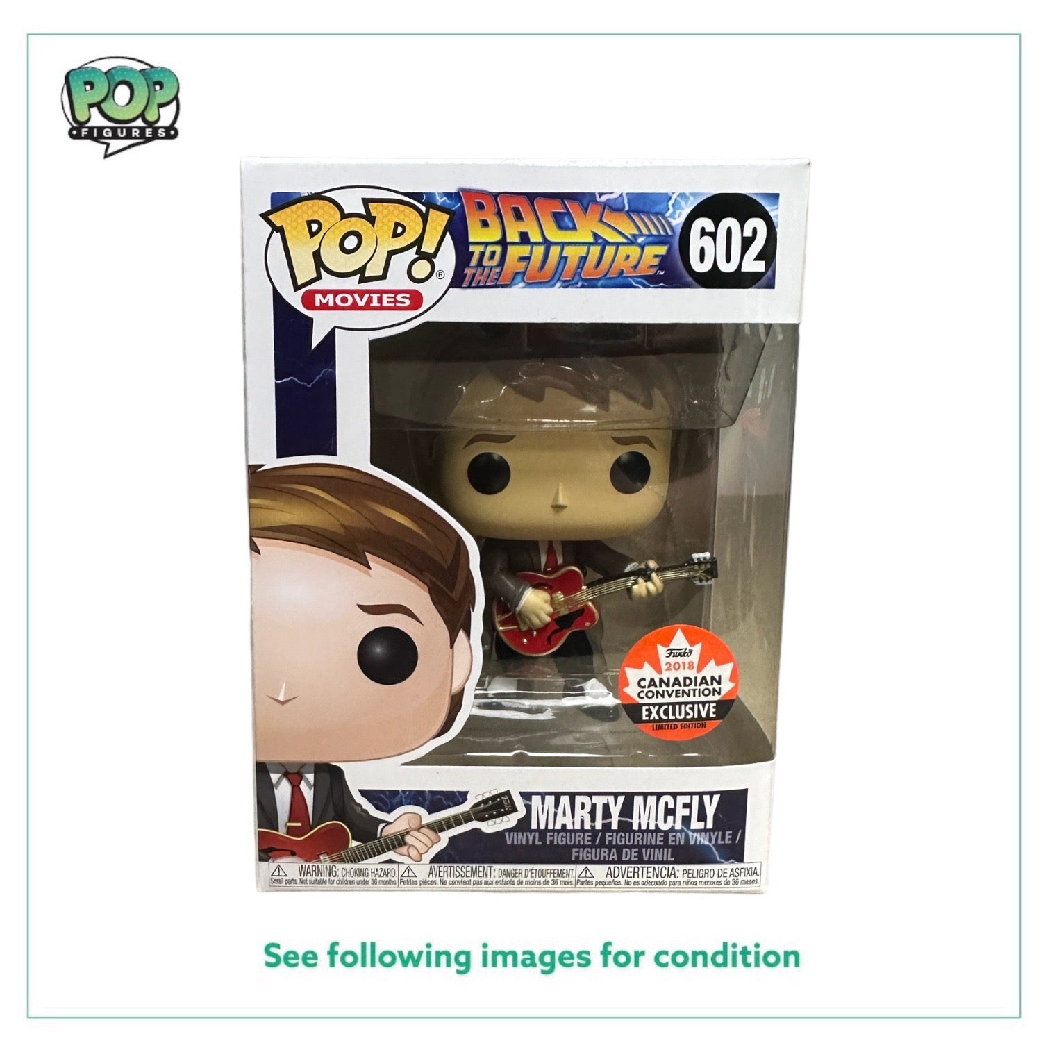 Marty mcfly hot sale canadian convention pop