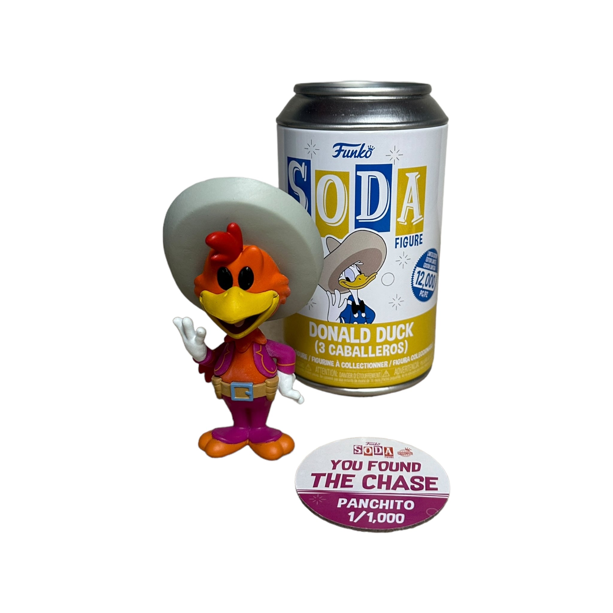 Funko Soda Donald Duck 3 top Caballeros Panchito Chase