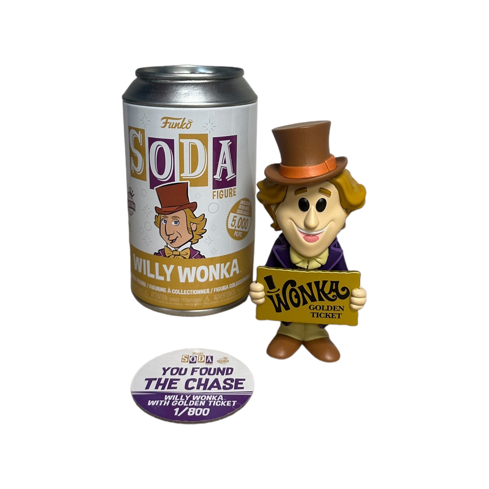 Funko Soda purchases Willy Wonka Chase and common bundle