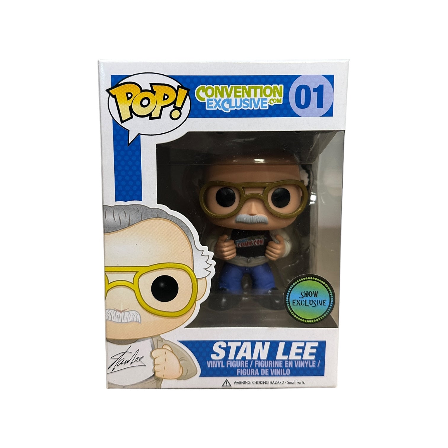 Funko Pop STAN LEE Convention Show Exclusive Comic-Con New York 13 #01 2024 RARE