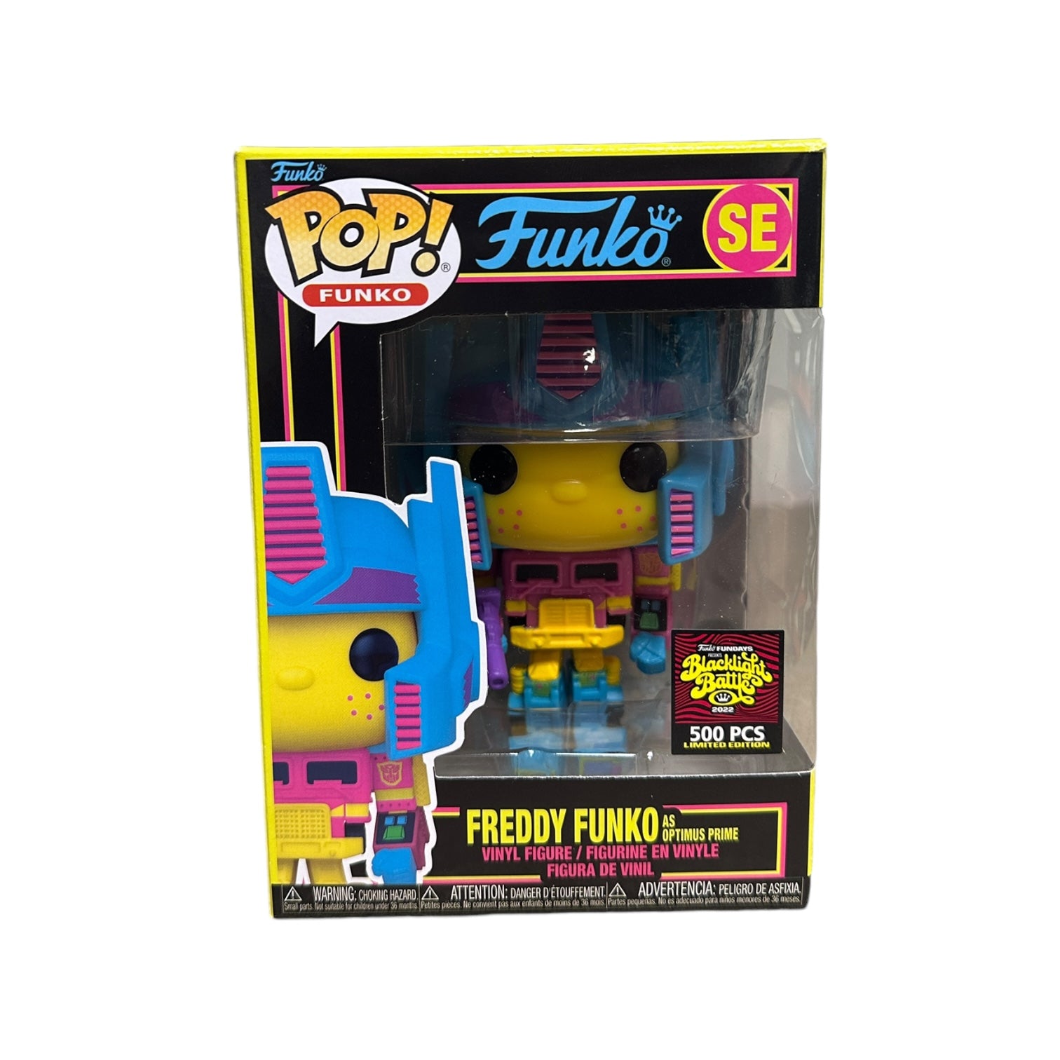 Funko Pop Freddy as outlet Optimus Prime Transformers Fundays 2022