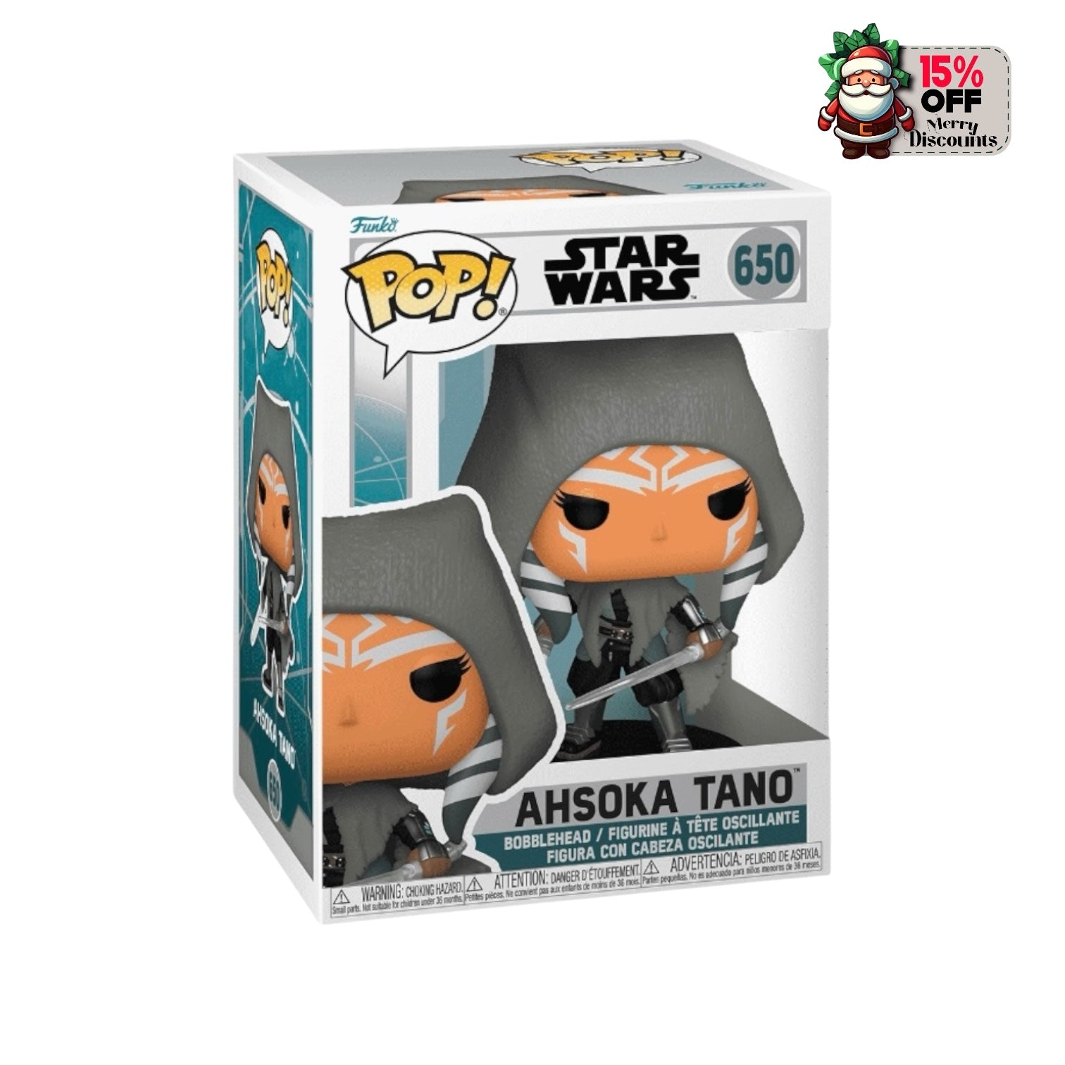 Funko Pop Ahsoka bobblehead/figurine fits good the figure