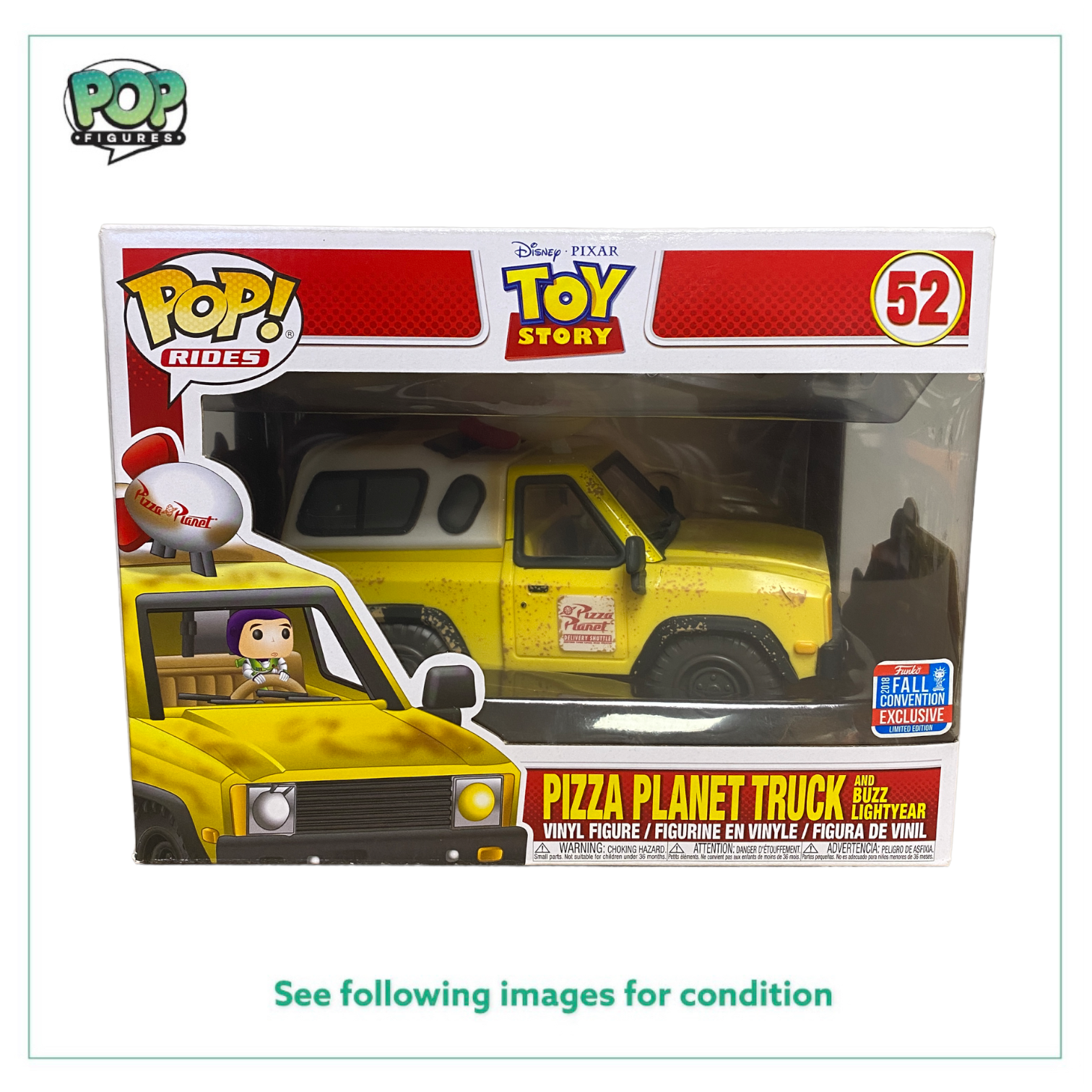 Funko pop pizza planet hot sale truck