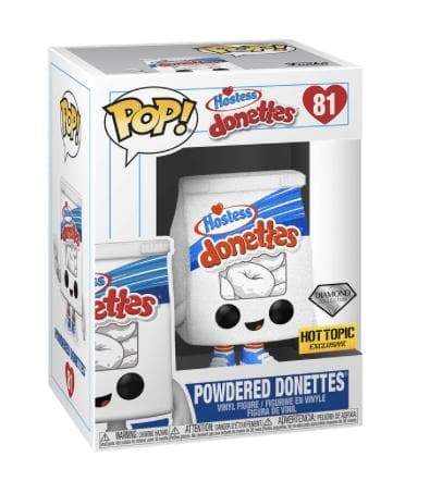 Powdered Donettes (Diamond Collection) #81 Funko Pop! Hostess Donettes, Hot  Topic Exclusive