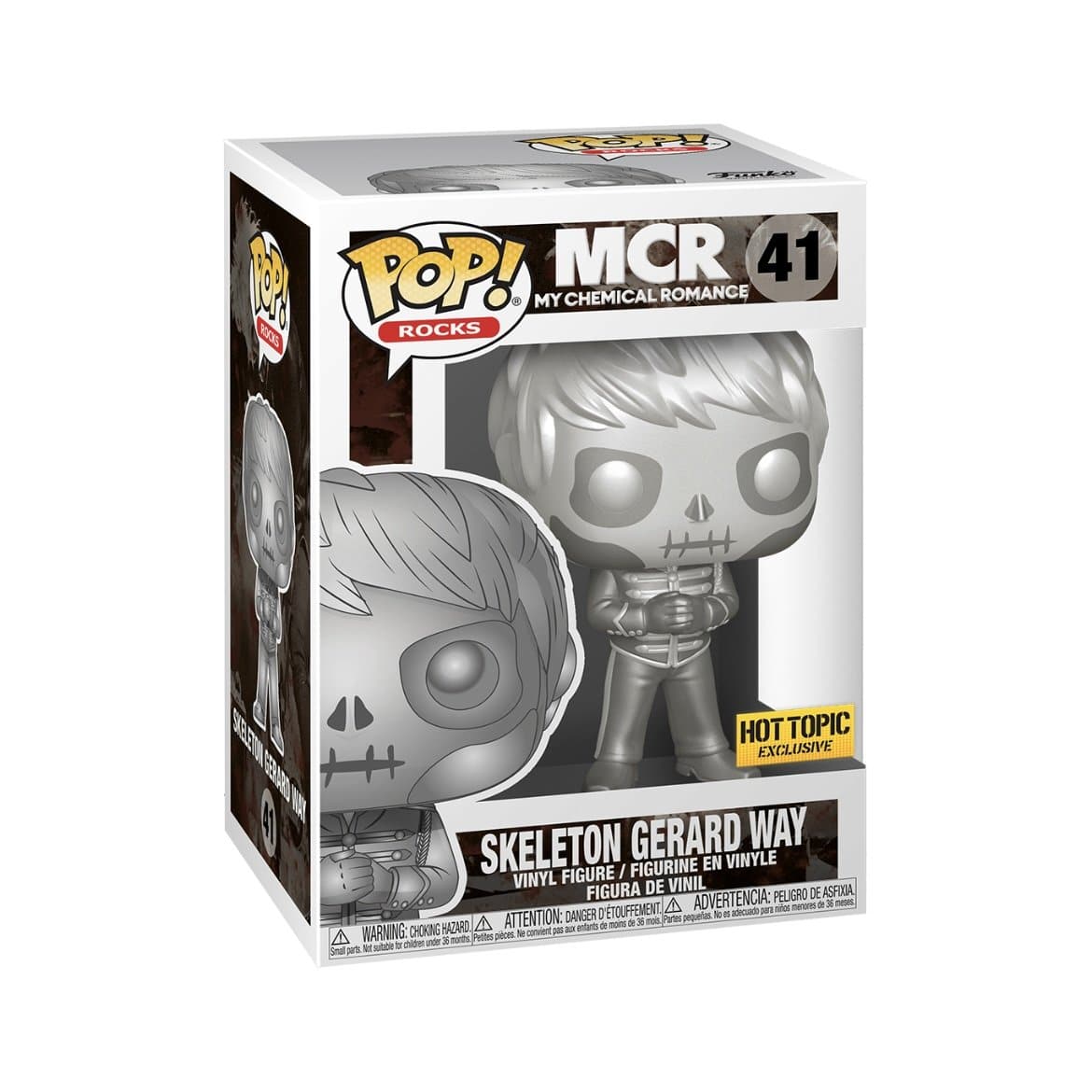 Skeleton Gerard Way #41 Funko Pop! Mcr - Hot Topic