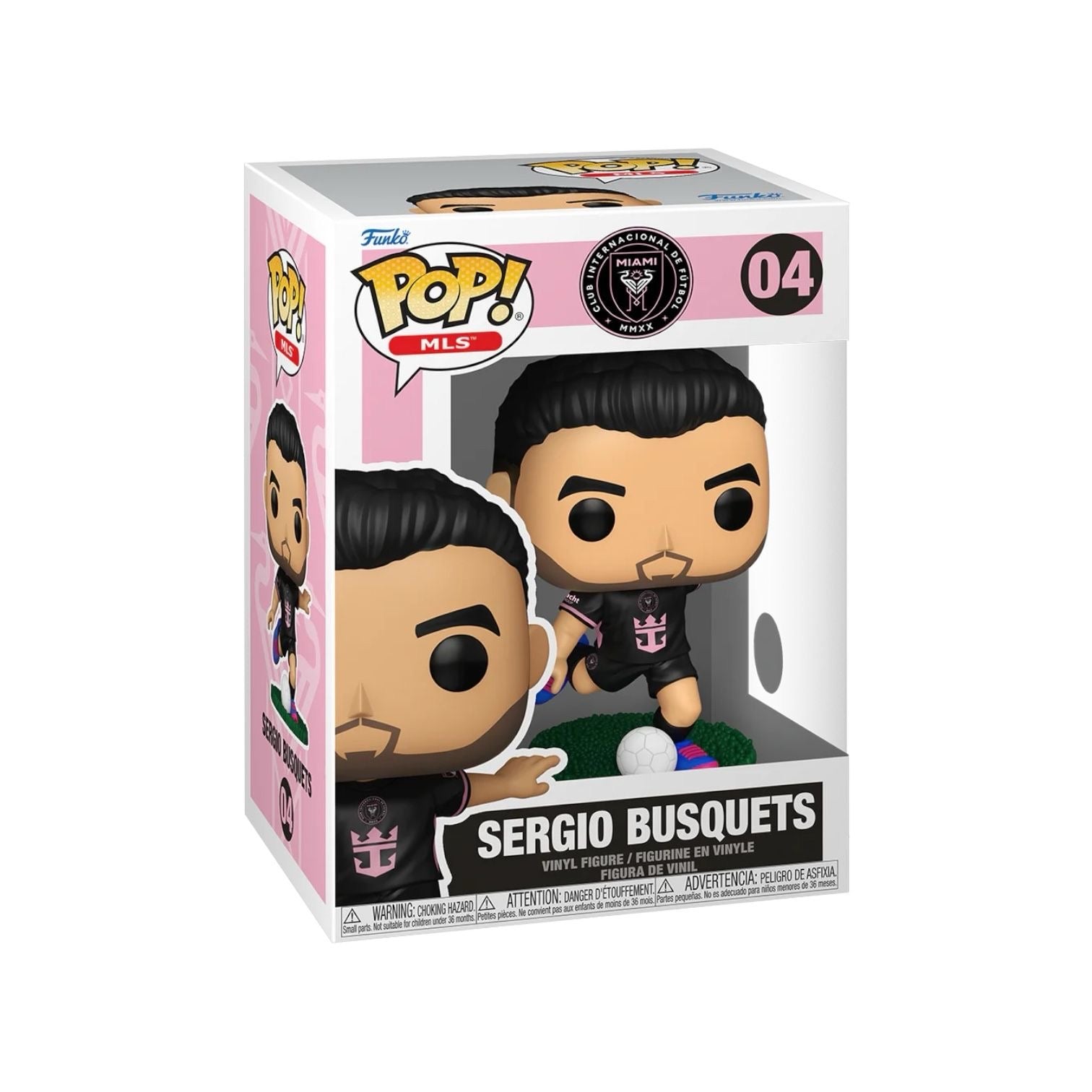 Sergio Busquets #04 Funko Pop - Club Internacional De Futbol : Inter Miami - PREORDER