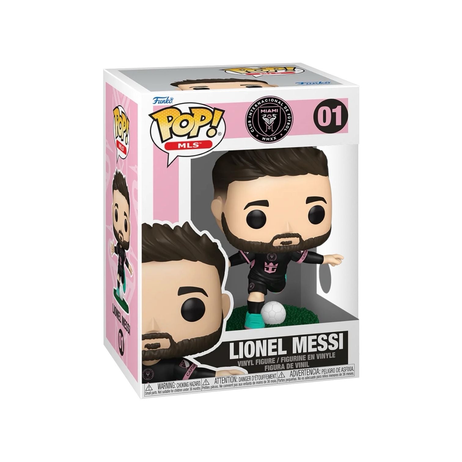 Lionel Messi #01 Funko Pop - Club Internacional De Futbol : Inter Miami - PREORDER