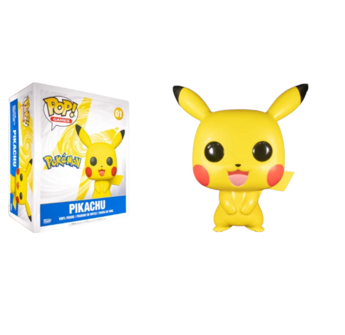 UNSEALED: Pikachu #01 18’’ Funko Pop! - Pokémon