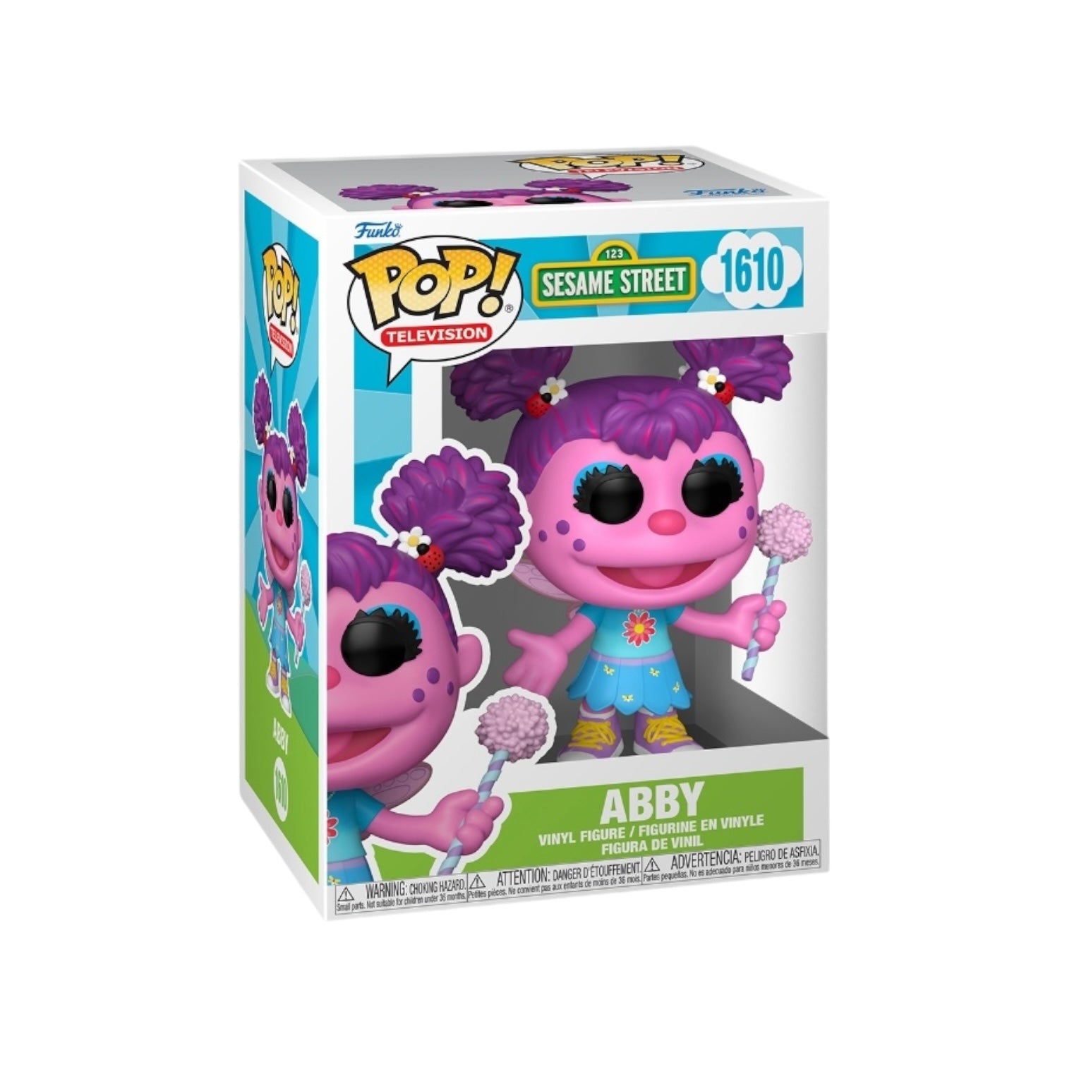 Abby #1610 Funko Pop! from Sesame Street, a charming collectible figure with bright colors and a delightful expression.