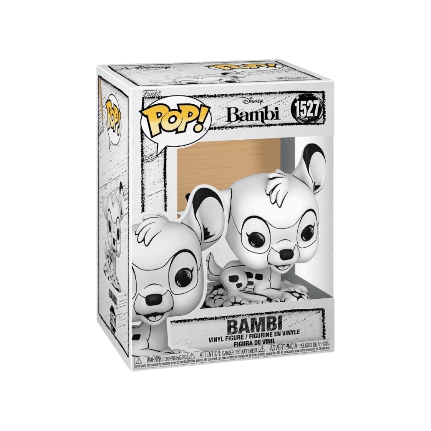 Black And White hand-sketched artwork and a luxurious finish Funko Pop