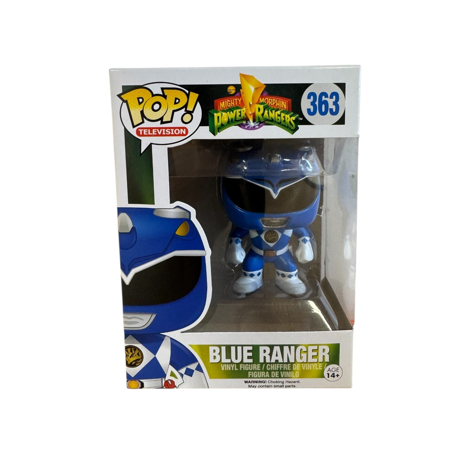 Mighty Morphin Power Ranger Blue Ranger in a standing pose.