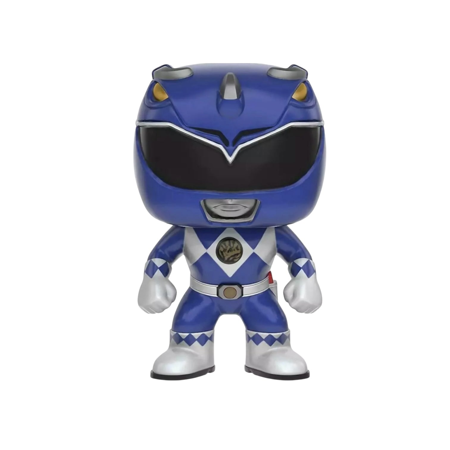 Mighty Morphin Power Ranger Blue Ranger in a standing pose.
