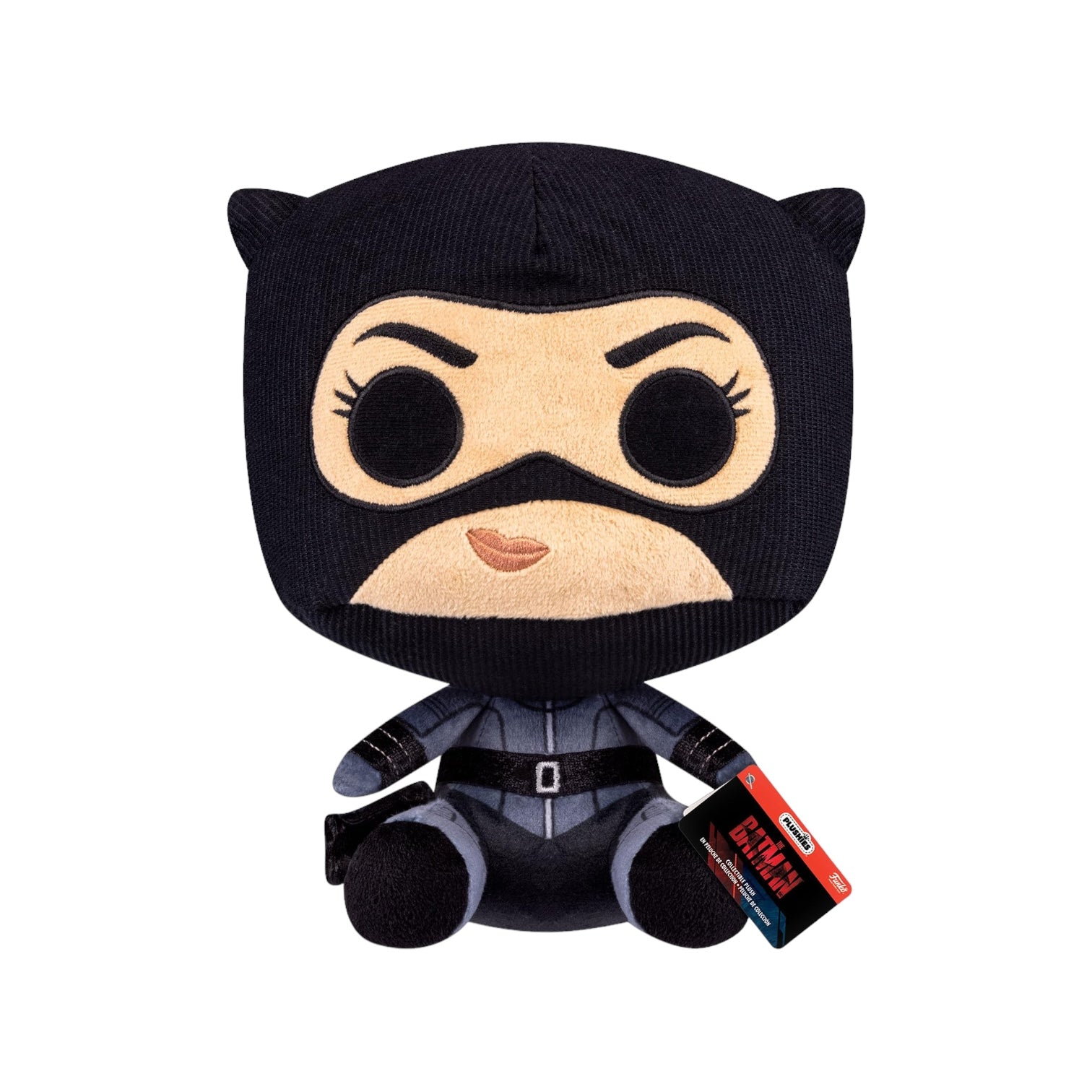 Catwoman 7" Funko Plush from The Batman, featuring her iconic costume and playful expression, perfect for collectors.