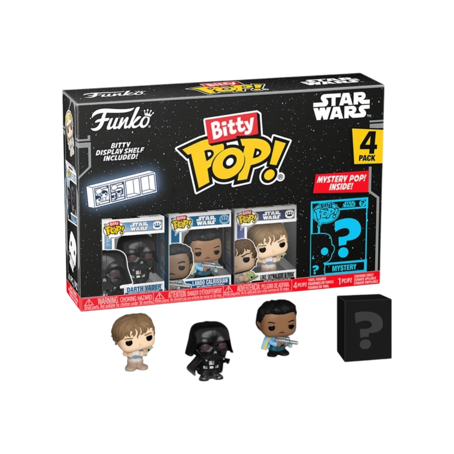 Darth Vader 4 Pack Funko Bitty Pop! - Star Wars