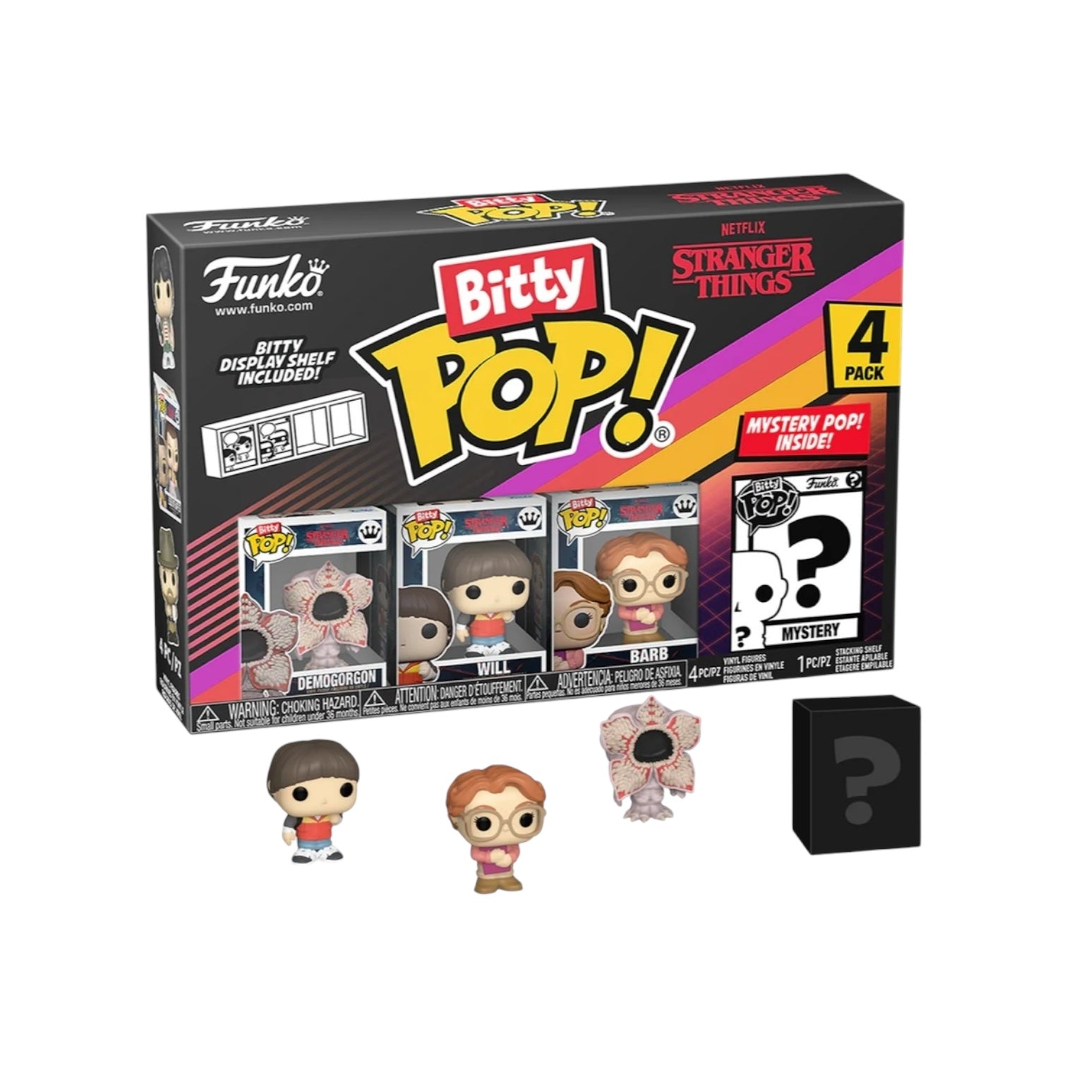 Demogorgan 4 Pack Funko Bitty Pop! - Stranger Things