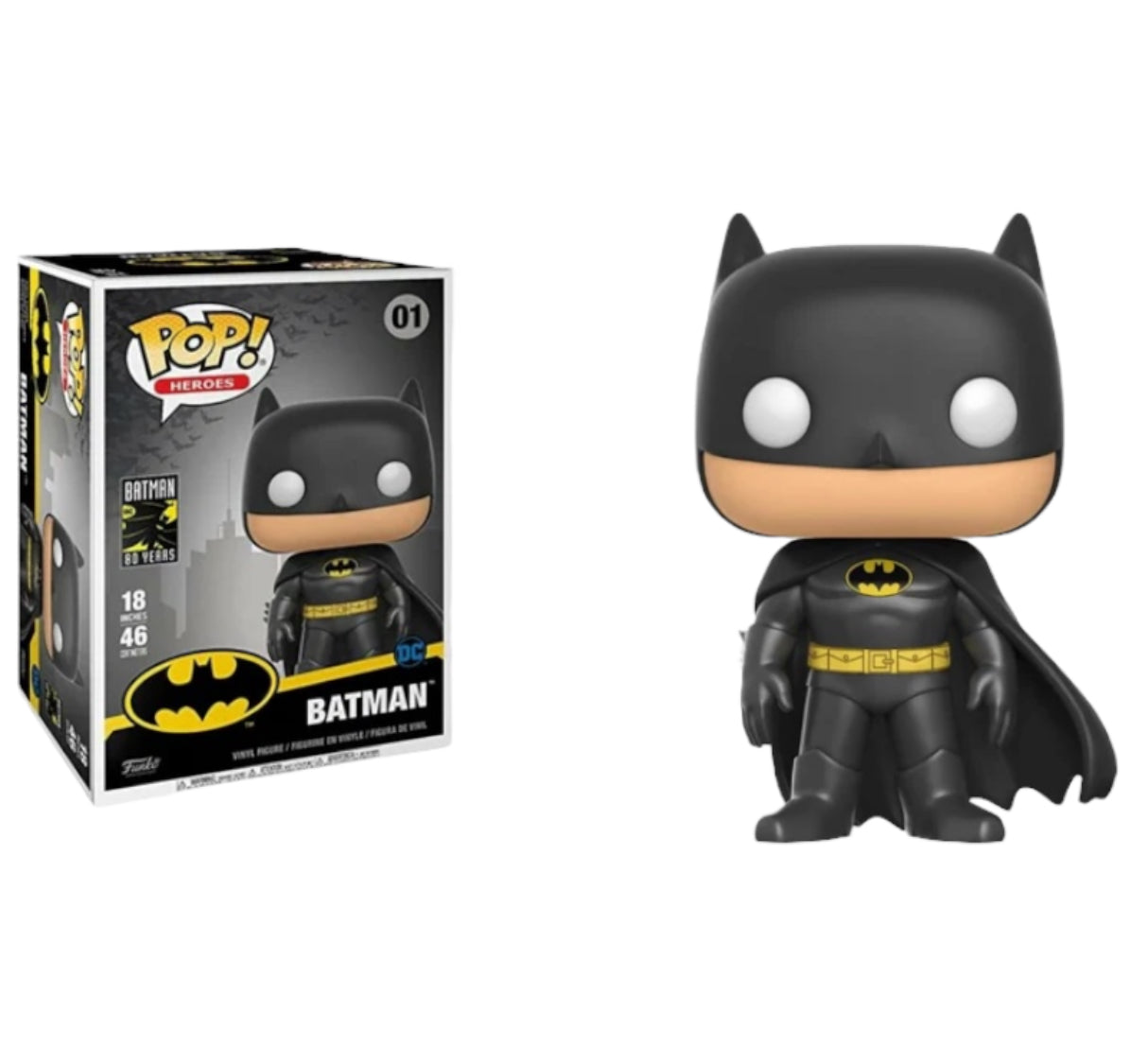 UNSEALED: Batman #01 18’’ Funko Pop! - Batman 80 Years!