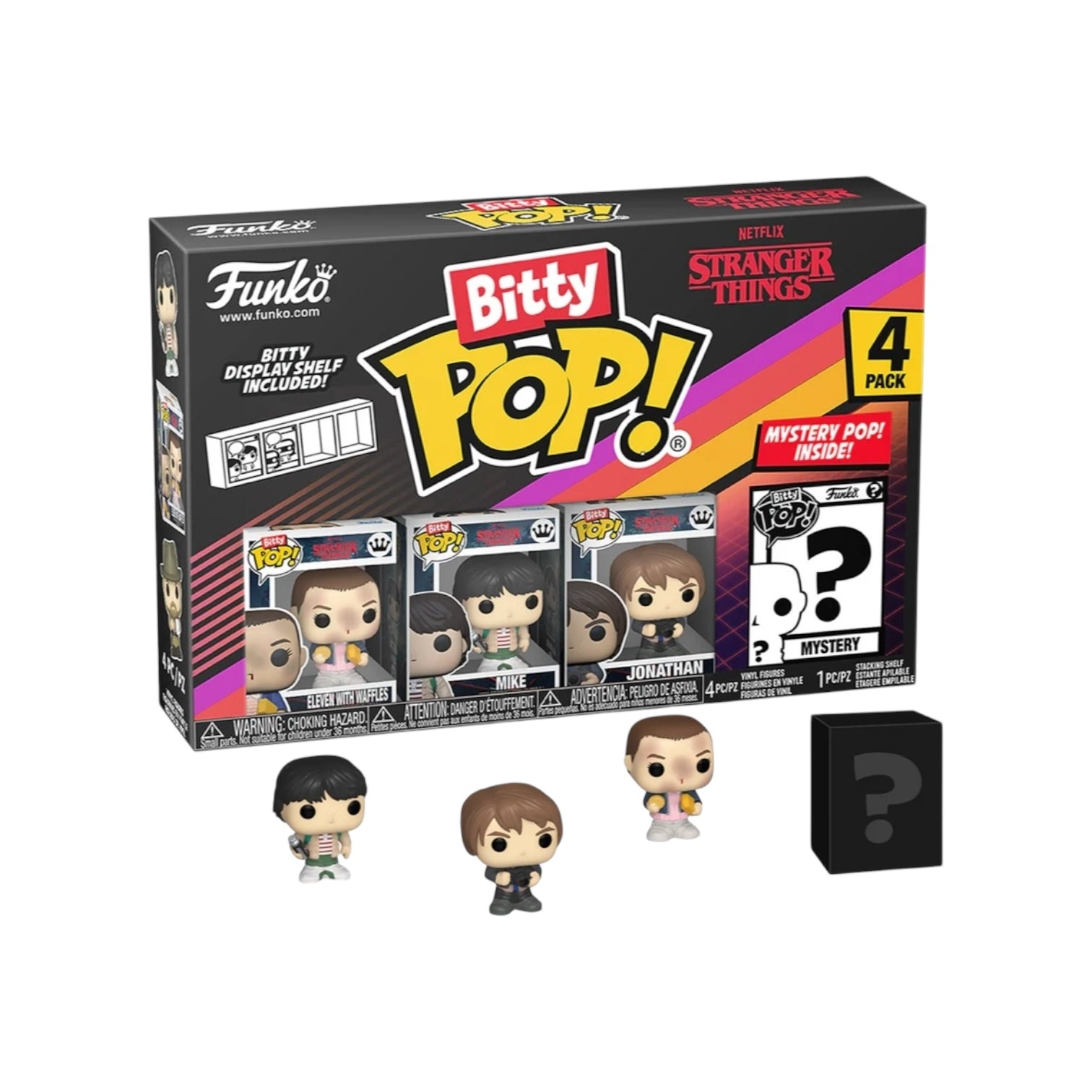 Eleven with Waffles 4 Pack Funko Bitty Pop! - Stranger Things - PREORDER