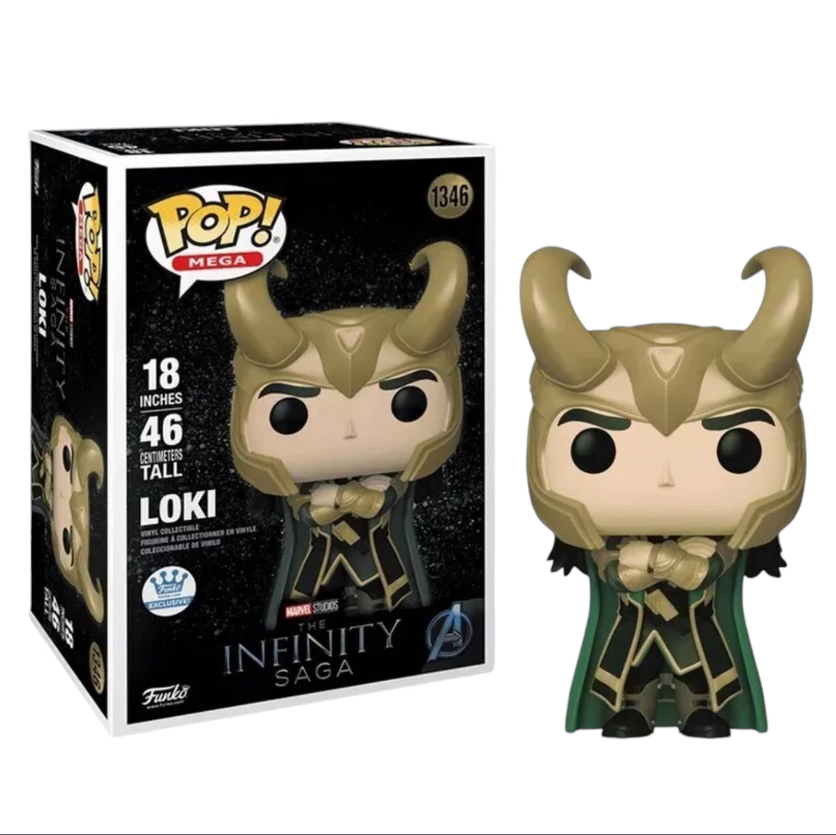 UNSEALED: Loki #1346 18’’ Funko Pop! - Marvel - The Infinty Saga!