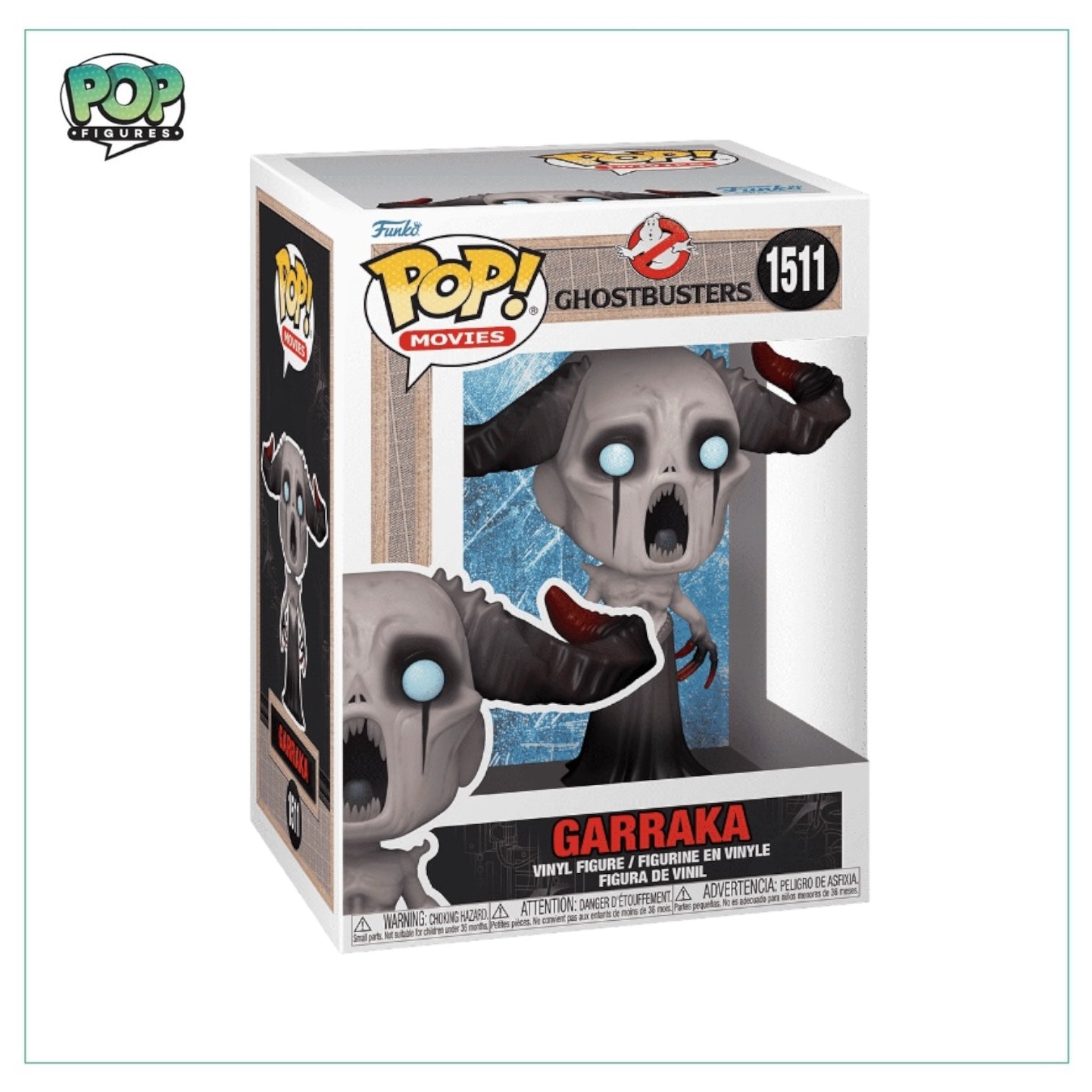 Ghostbusters Garraka #1511 Funko Pop! figure, showcasing a vibrant character with playful ghostly features.