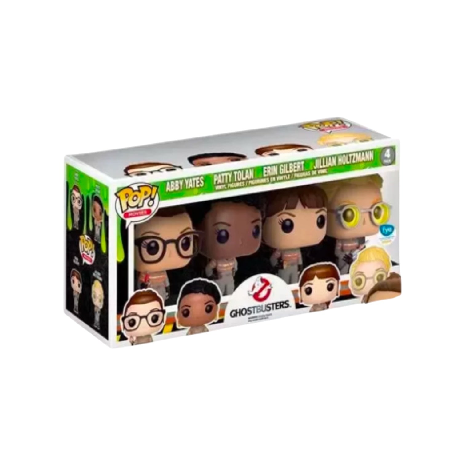 Abby Yates, Patty Tolan, Erin Gilbert, Jillian Holtzmann Deluxe Funko 4 Pack! Ghostbusters