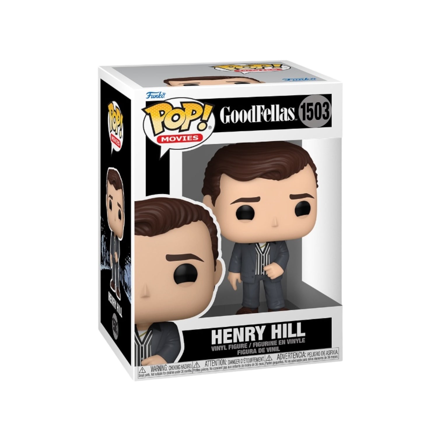 Funko Pop! figure of Henry Hill from Goodfellas, showcasing his iconic look in a collectible design.