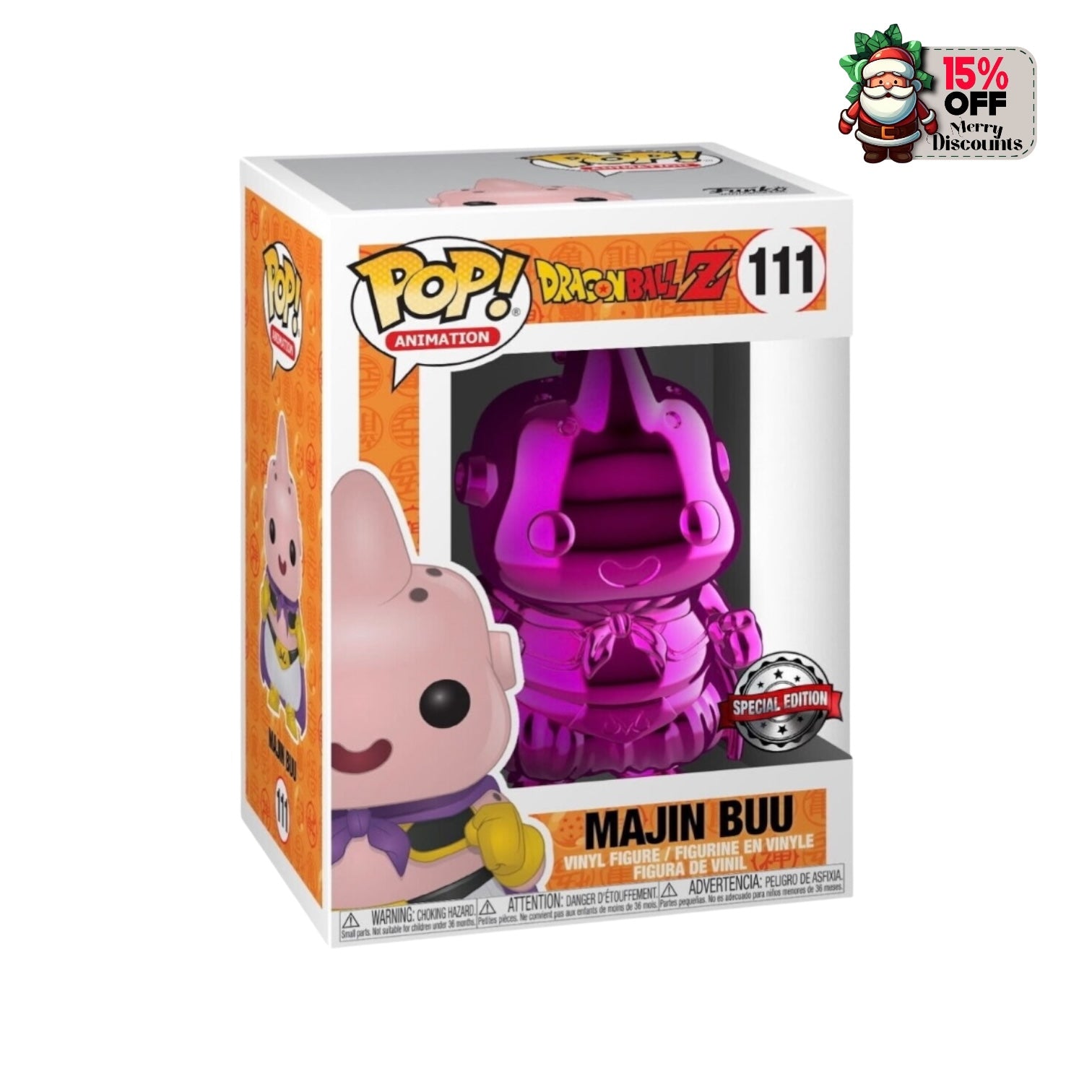 Majin Buu #111 (Purple Chrome) Funko Pop! - Dragon Ball Z - Special Edition