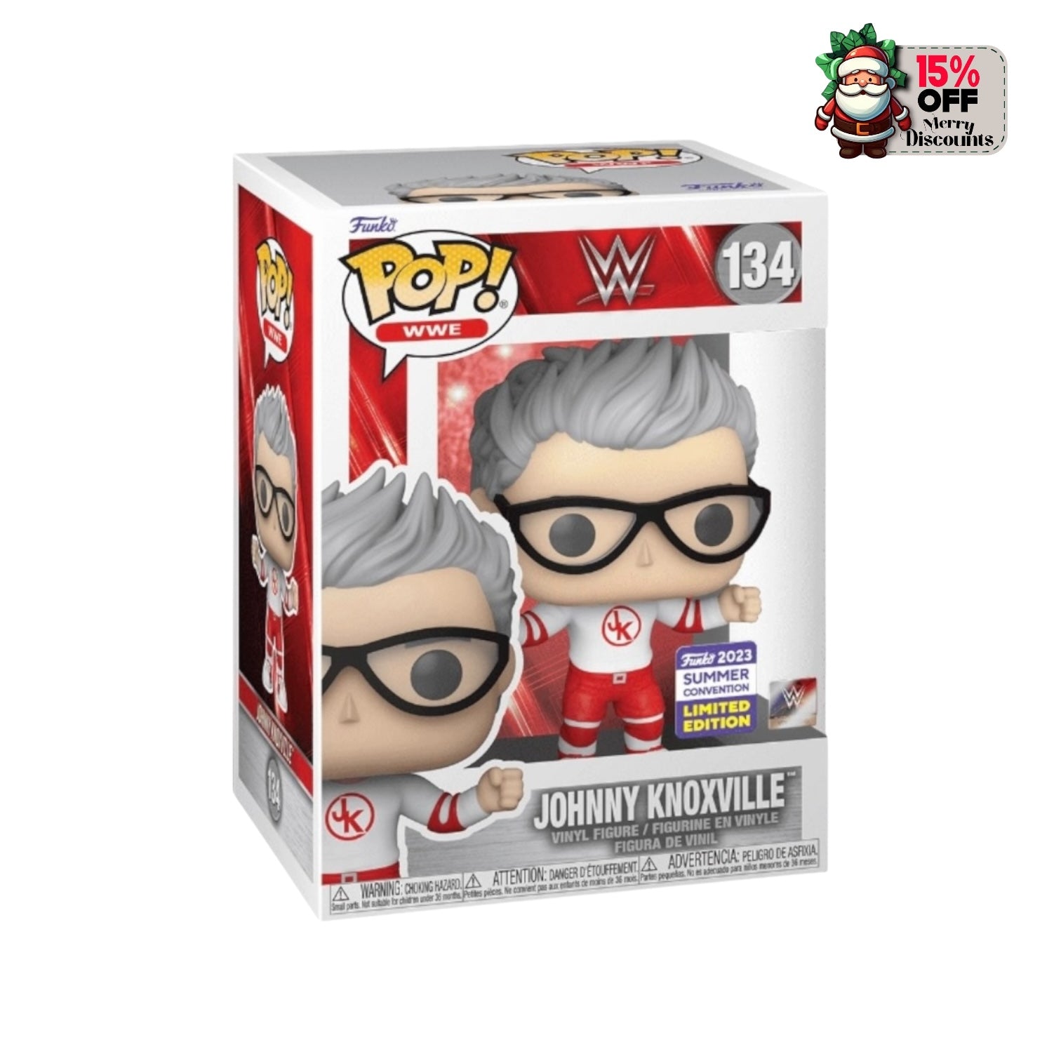 Johnny Knoxville #134 Funko Pop! - WWE - SDCC 2023 Shared Exclusive