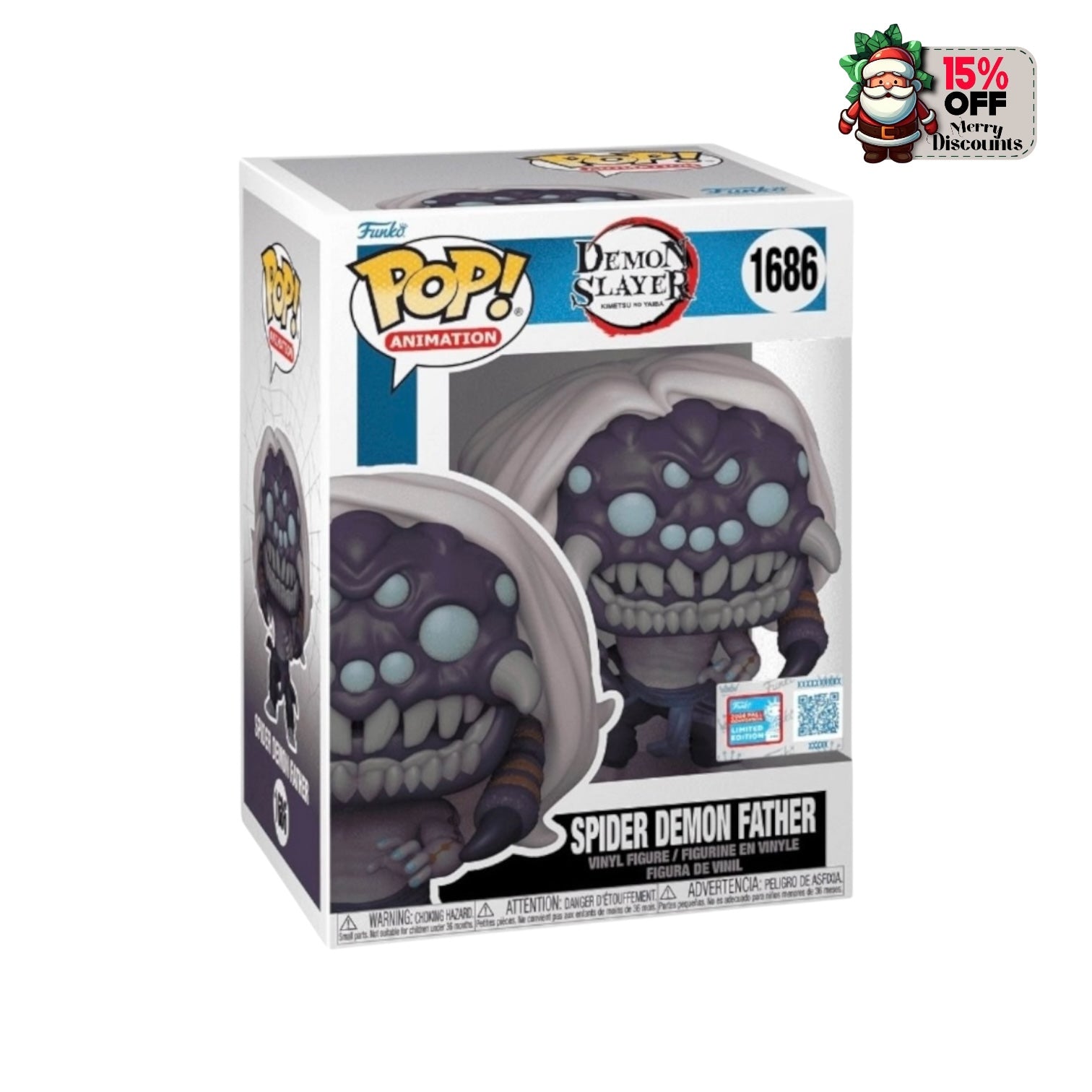 Spider Demon Father #1686 Funko Pop! - Demon Slayer - NYCC 2024 Shared Exclusive