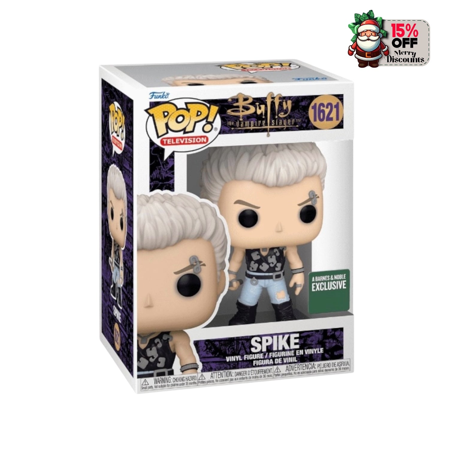 Spike #1621 (Punk) Funko Pop! - Buffy The Vampire Slayer - Barnes & Noble Exclusive