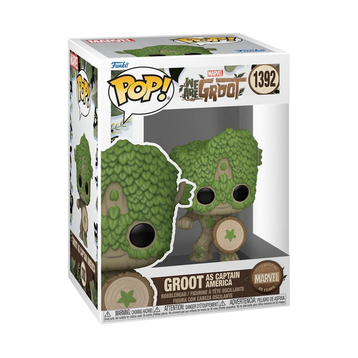 Groot as Captain America #1392 Funko Pop! - We are Groot