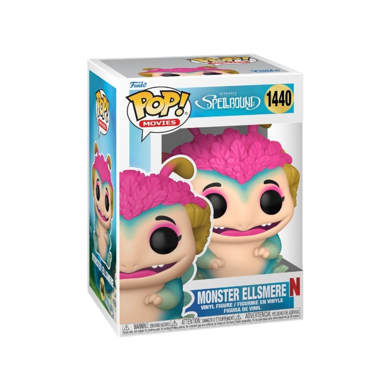 Monster Ellsmere #1440 Funko Pop! collectible, showcasing a colorful, enchanting character in a spellbound aesthetic.