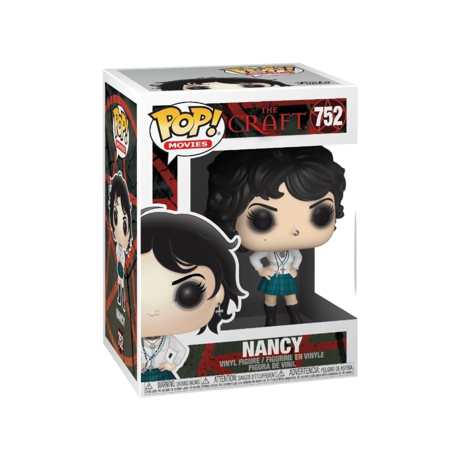 Nancy #752 Funko Pop! figure from The Craft, showcasing her iconic look with dark attire and striking features.