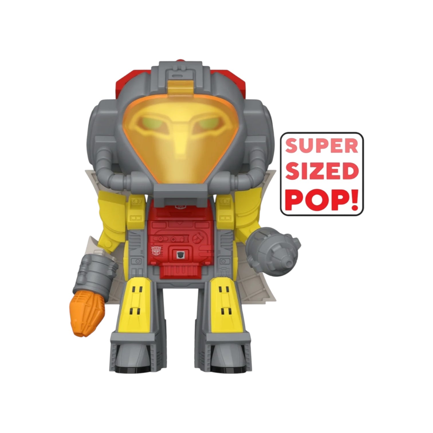 6.5 inch version of omega supreme with his silver yellow and red detail 
