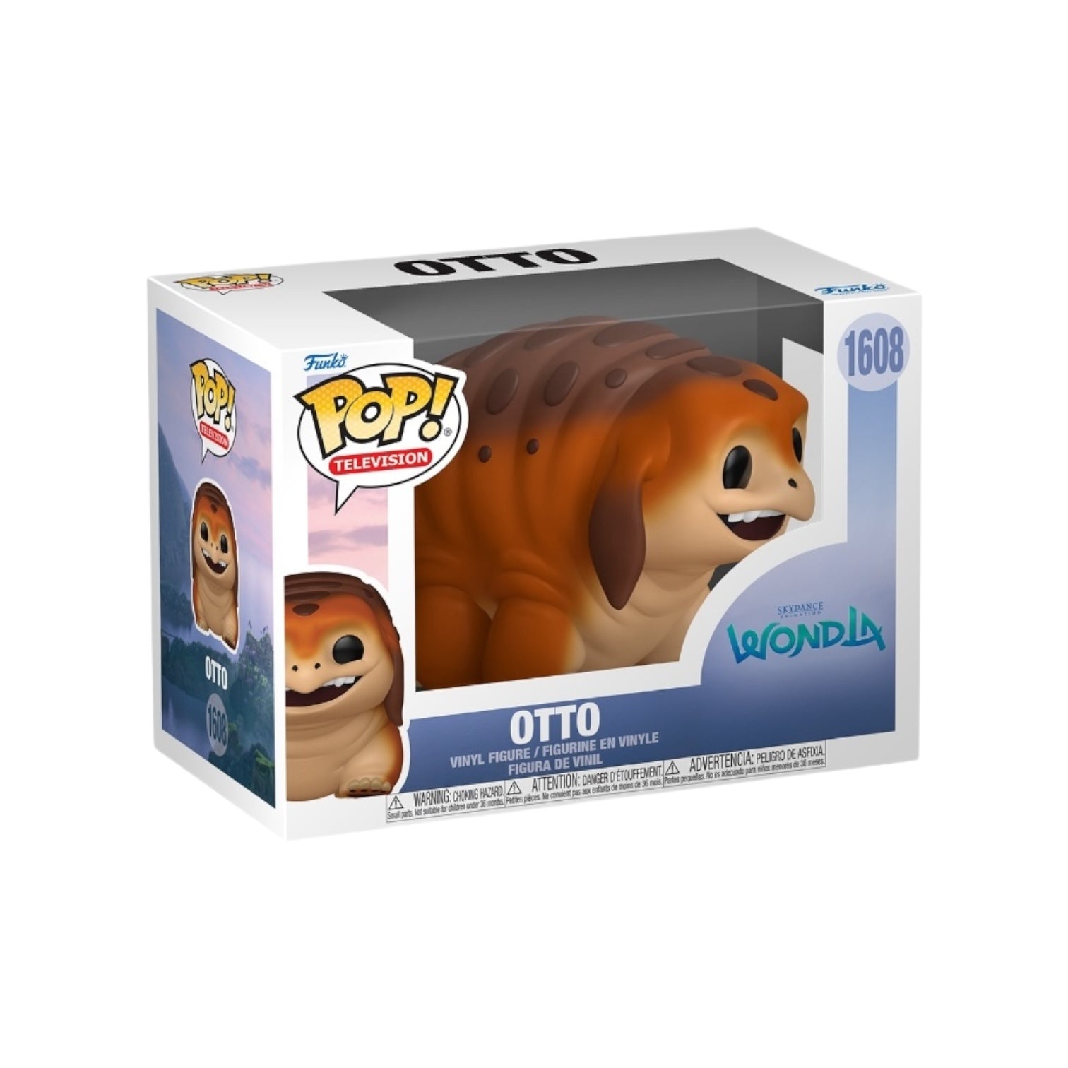 Funko Pop! figure of Otto #1608 from Wondla, featuring vibrant colors and a playful design, perfect for collectors.