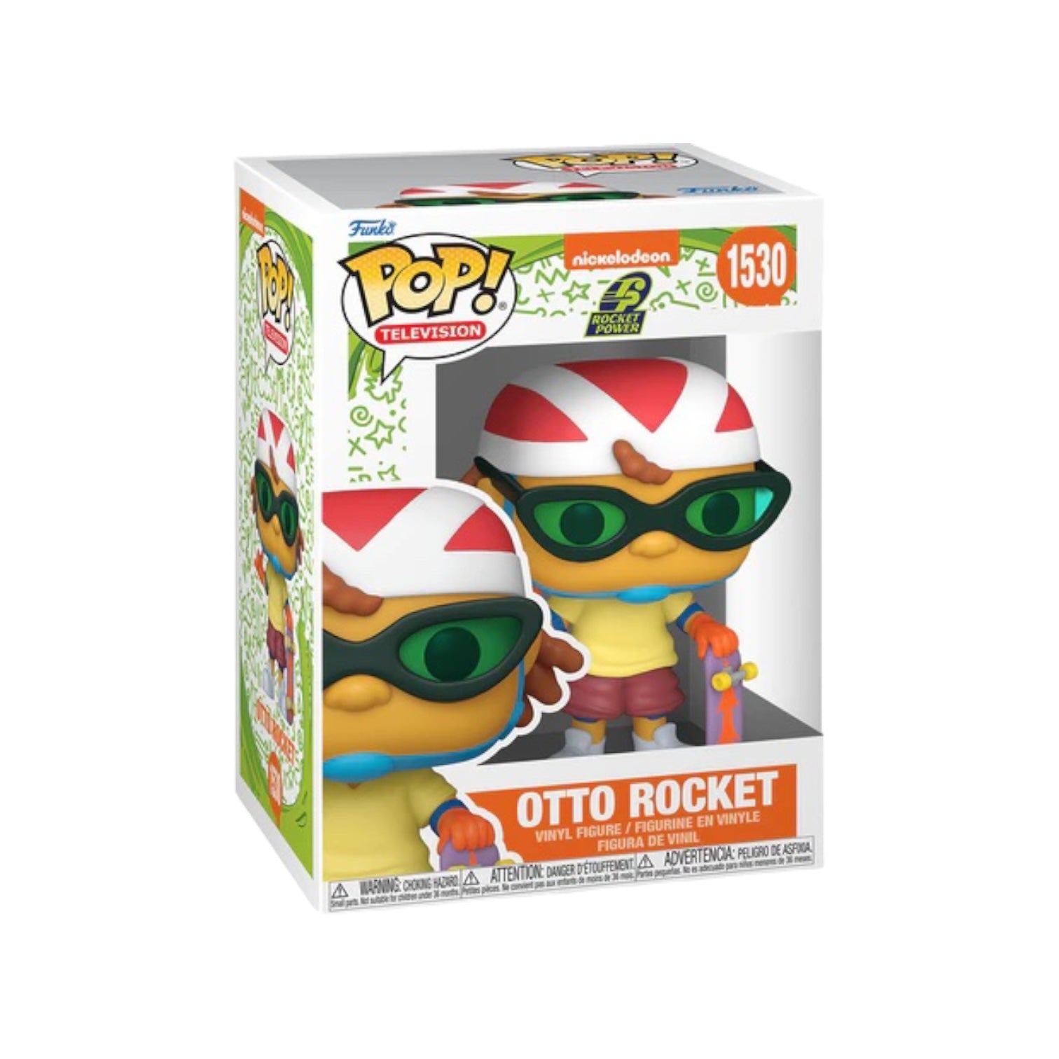 Otto Rocket #1530 Funko Pop! from Nick Rewind, featuring a detailed design that captures the character's playful essence.