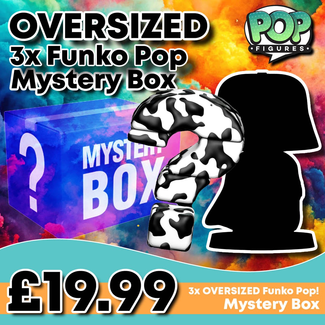 3 x Oversized Out of Box Mystery Funko Pops