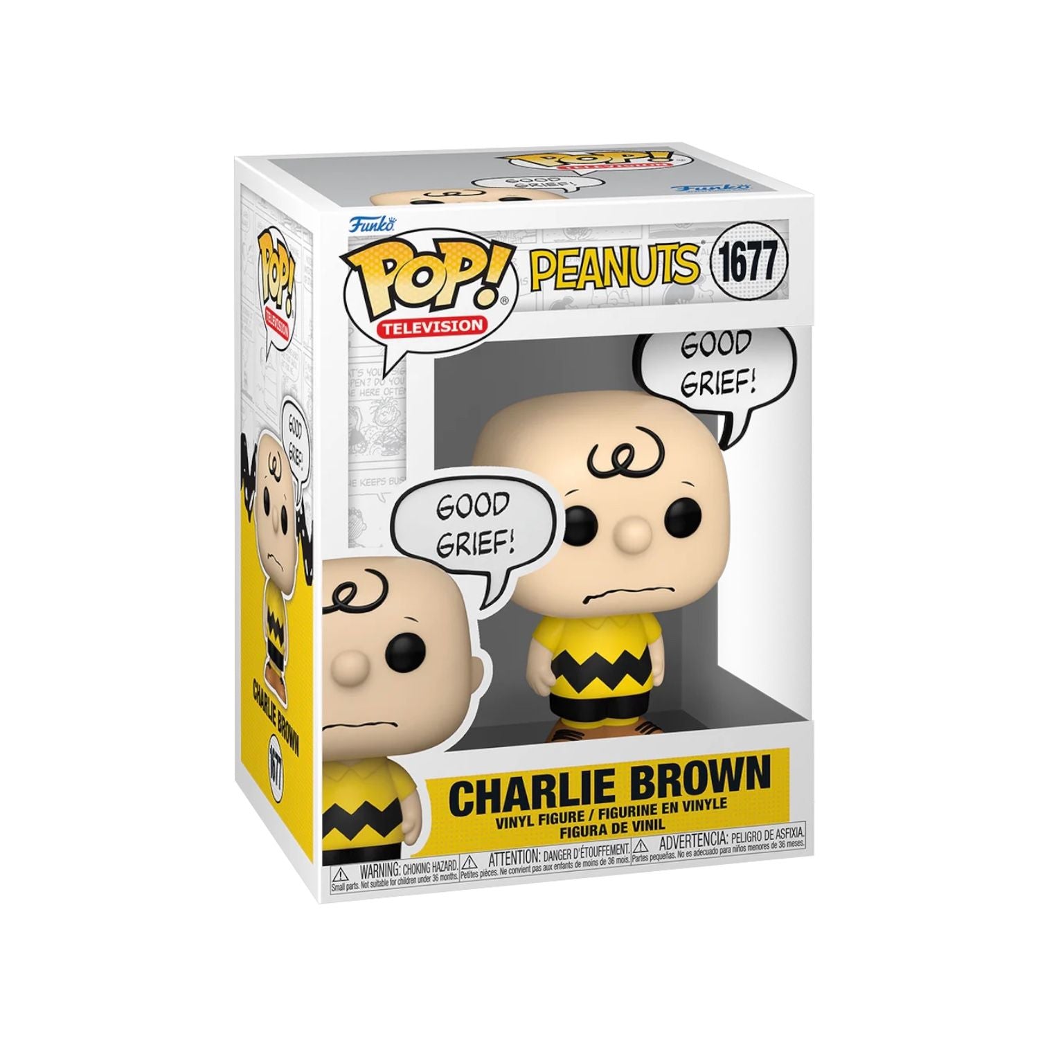 Charlie Brown ( Good Grief) #1677 Funko Pop! - Peanuts - Coming Soon