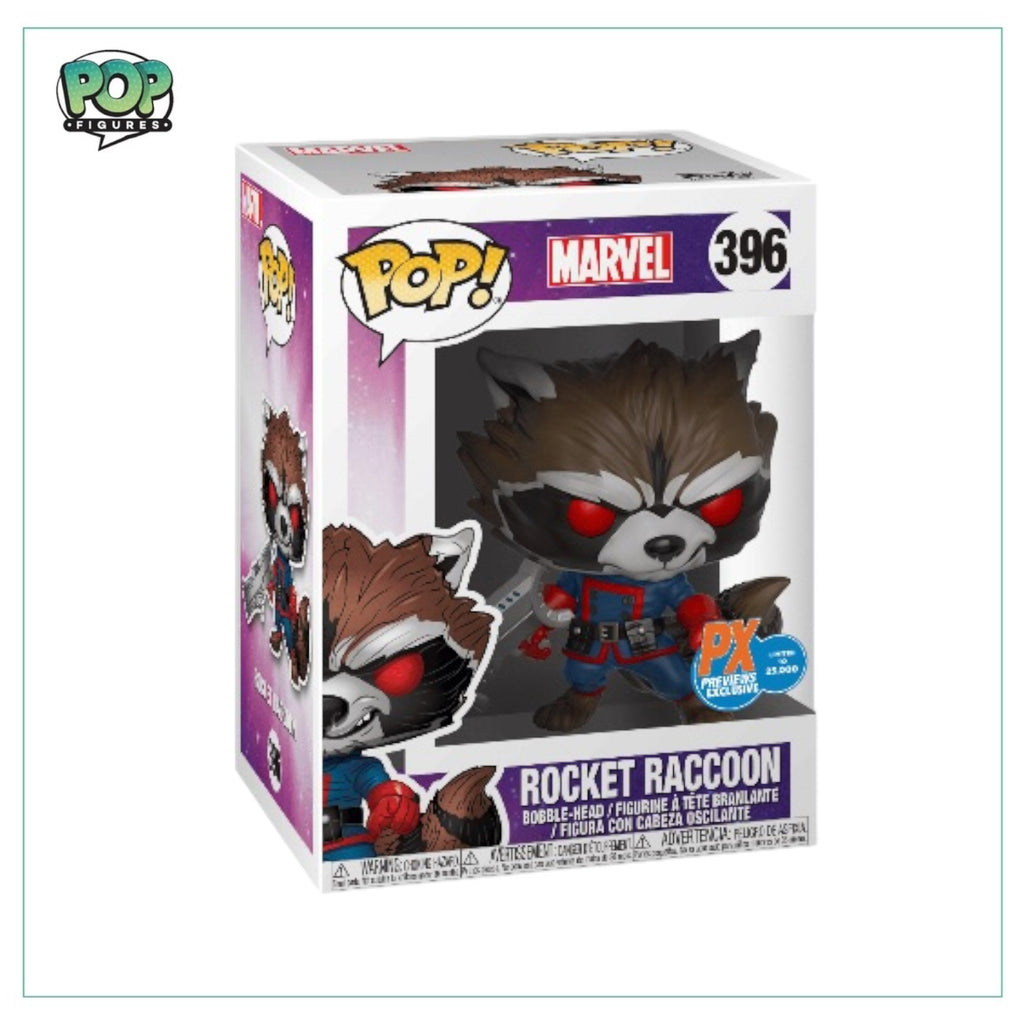 Funko pop Guardians of the Galaxy Rocket Raccoon px Preview NYCC