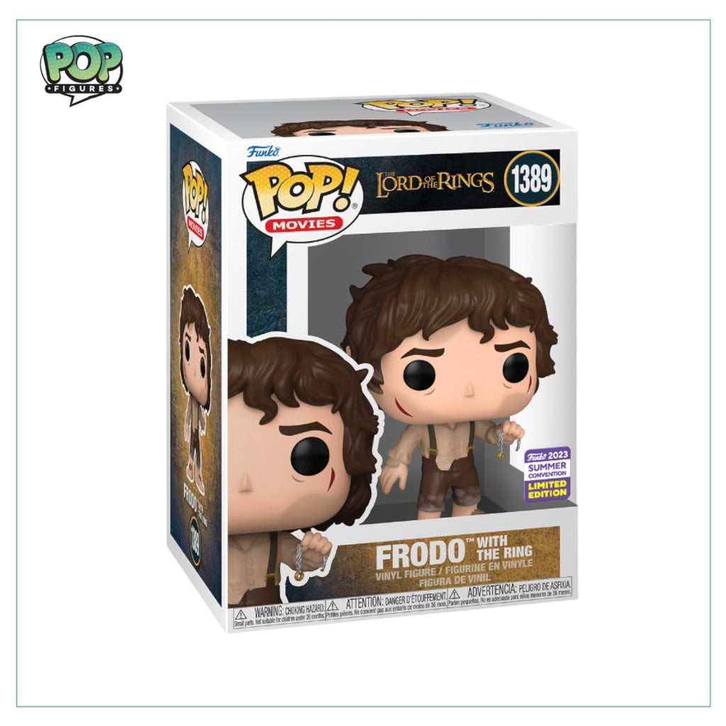 Frodo with The Ring #1389 Funko Pop! - The Lord of the Rings - SDCC 2023  Shared Exclusive