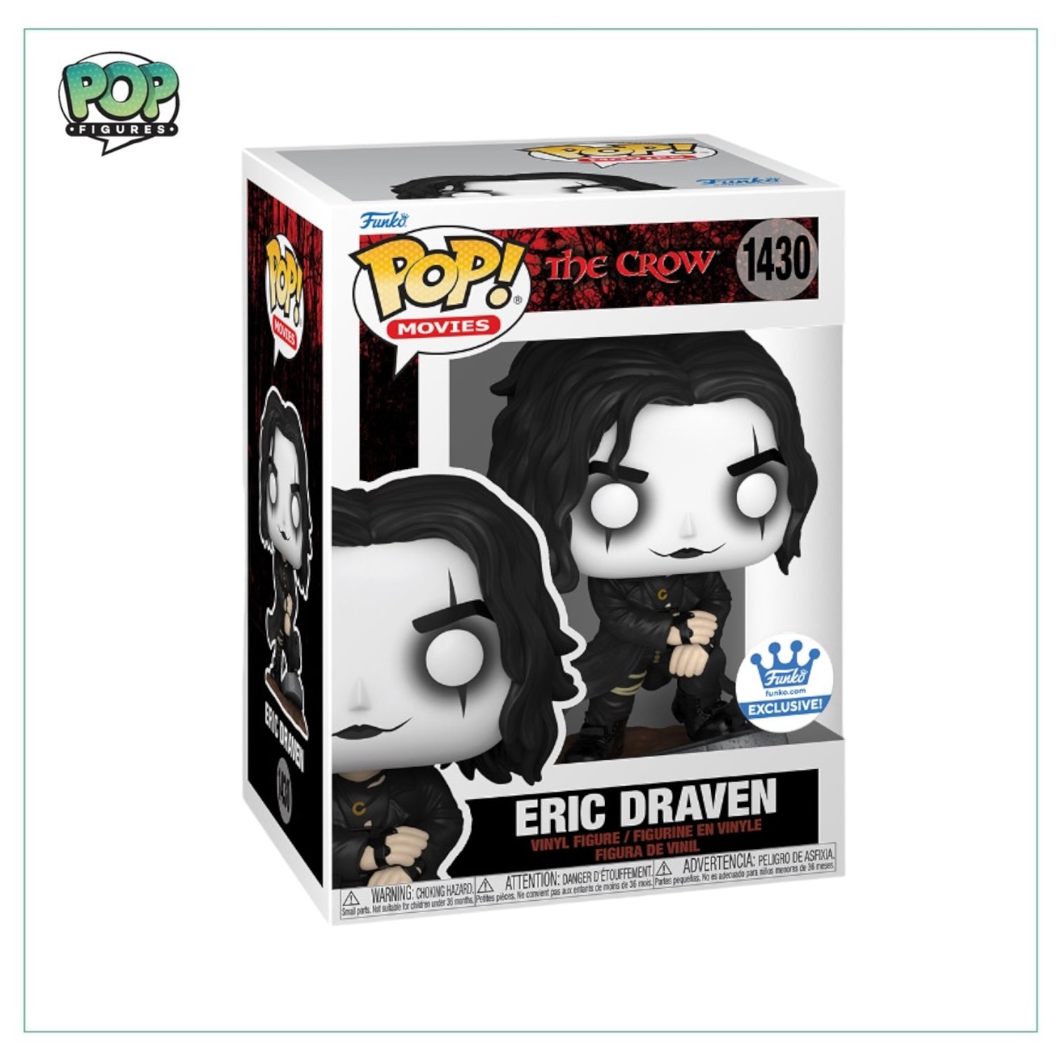 Eric Draven #1430 Funko Pop! - The Crow - Funko Shop Exclusive