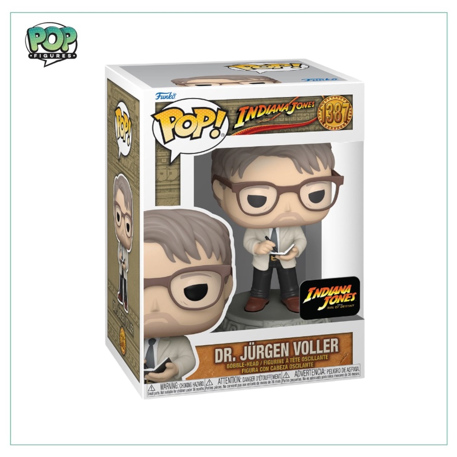 Dr Jurgen Voller #1387 Funko Pop! - Indiana Jones and the Dial of Destiny