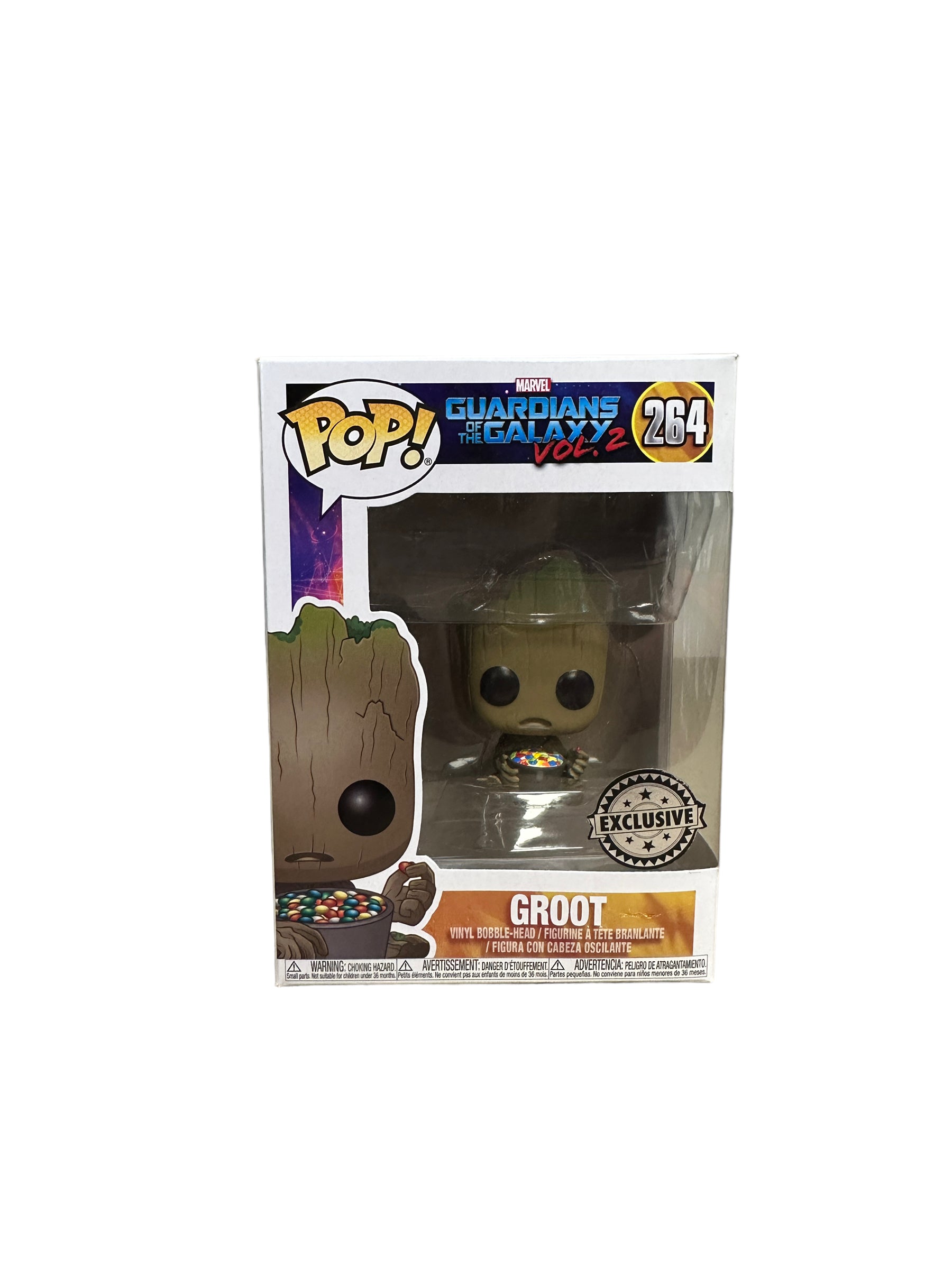 Groot #264 (Candy Bowl) Funko Pop! - Guardians of the Galaxy Vol.2 - 2017 Pop! - Exclusive - Condition 8.5/10