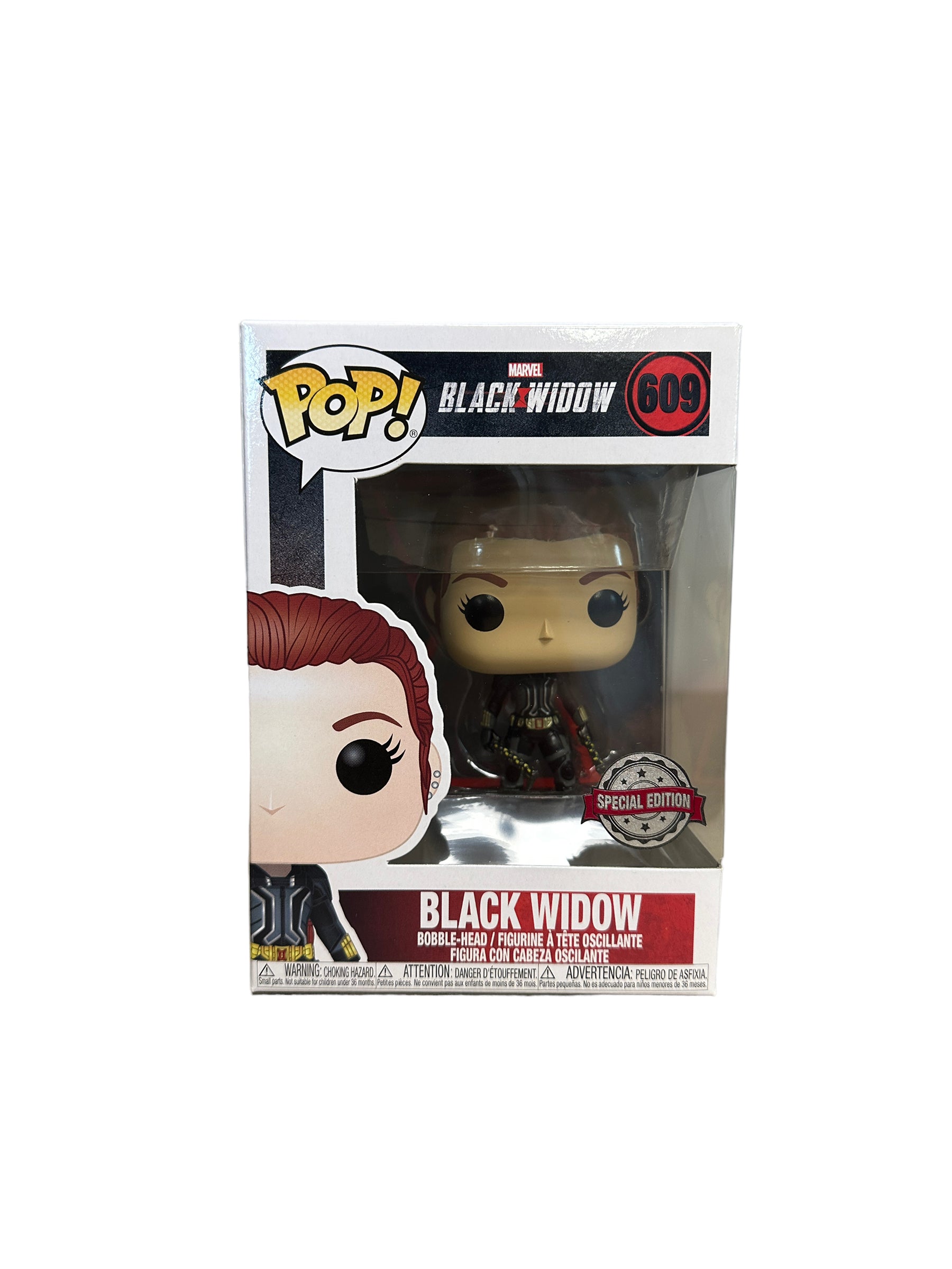 Black Widow #609 (Gray) Funko Pop! - Black Widow - Special Edition - Condition 8.75/10