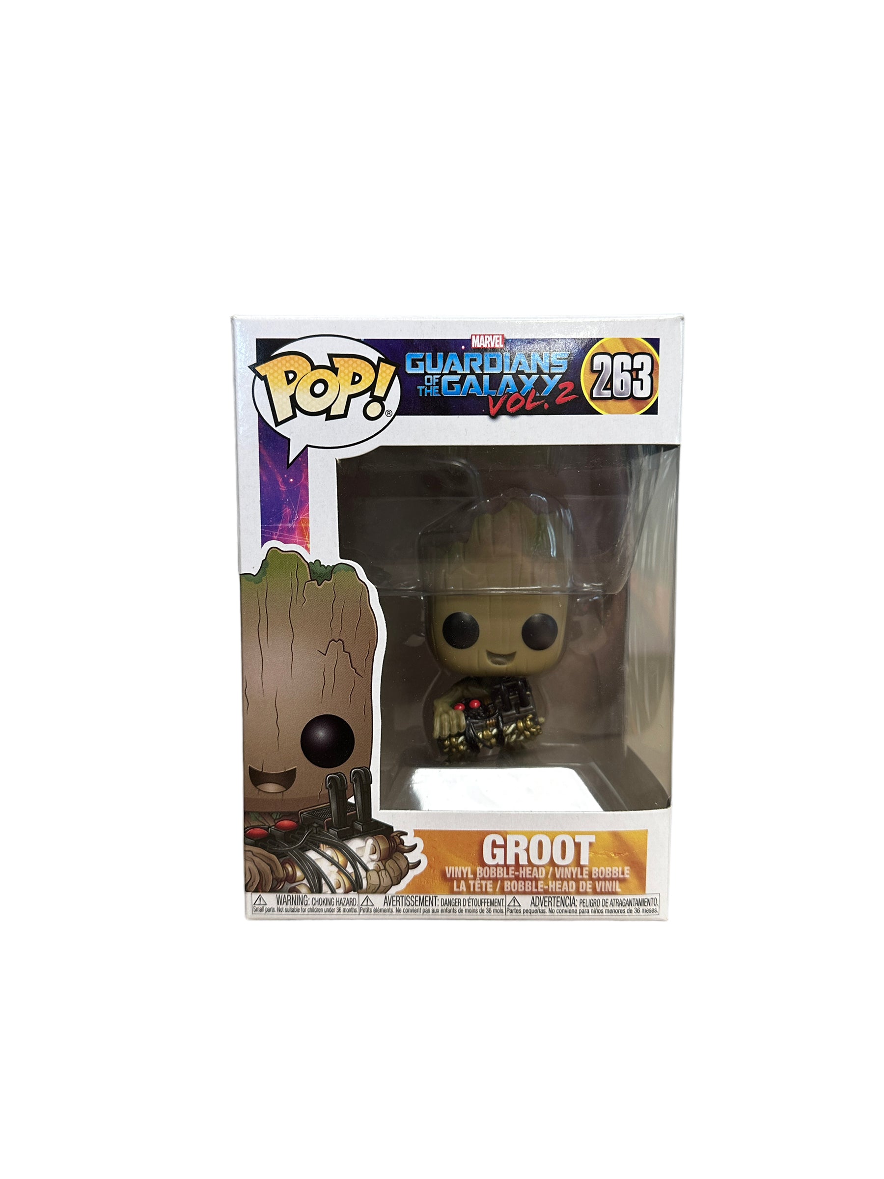 Groot #263 (w/ Bomb) Funko Pop! - Guardians Of The Galaxy Vol.2 - 2017 Pop! - Condition 9/10