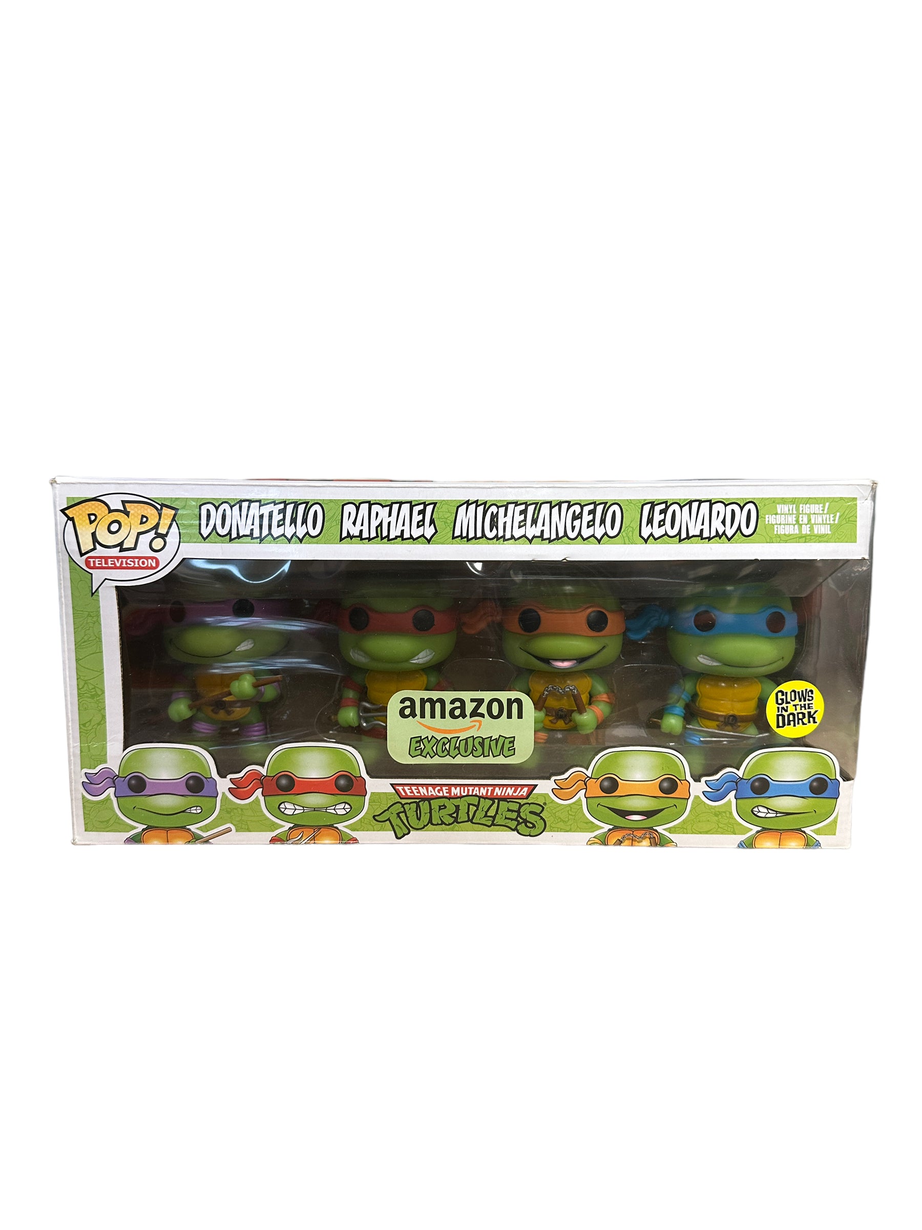 Ninja Turtles Glows in the Dark 4 Pack Funko Pop Teenage Mutant Ninja Turtles Amazon Exclusive Condition 6 10